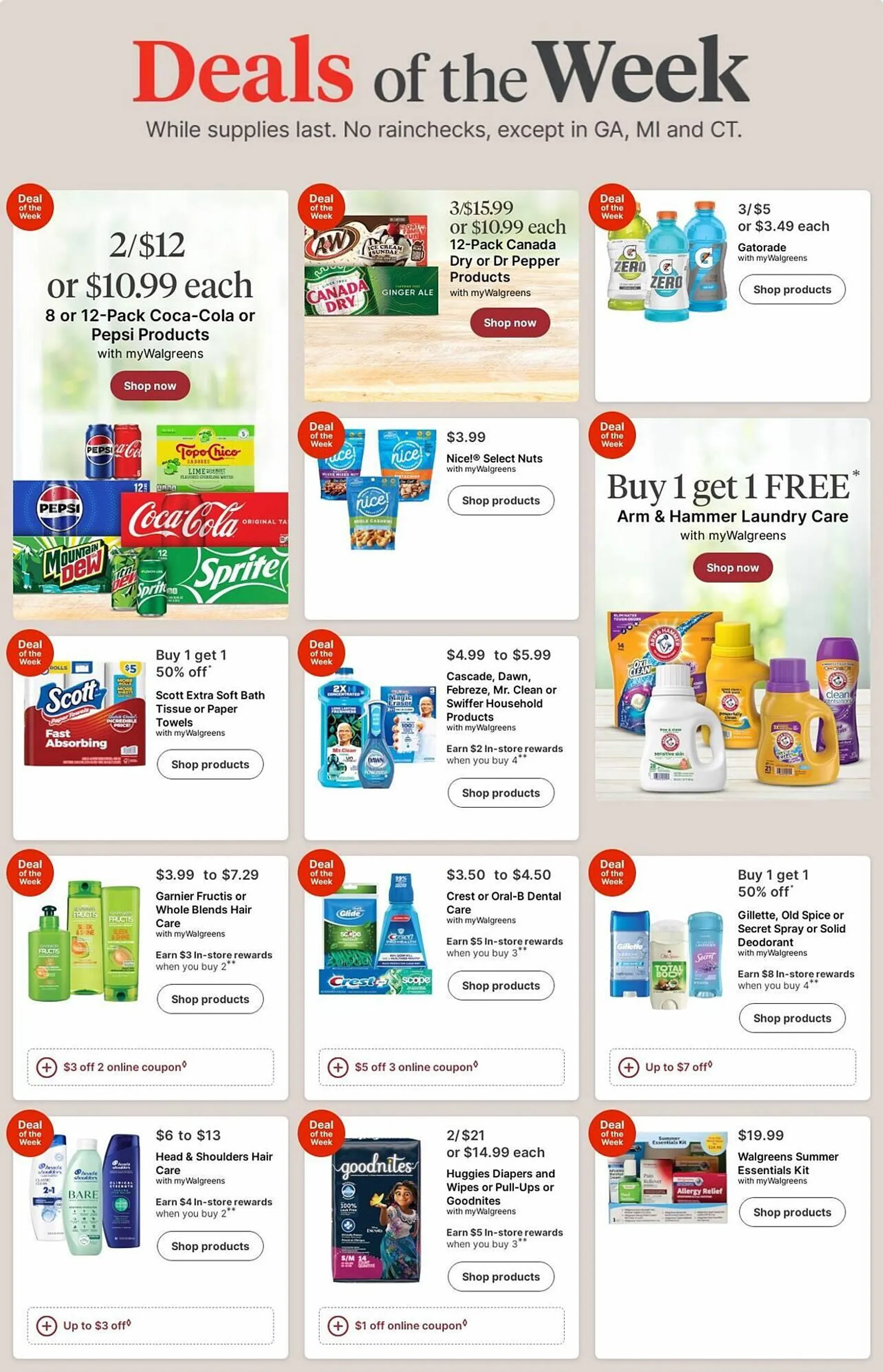 Weekly ad Walgreens Weekly Ad from August 11 to August 20 2025 - Page 1