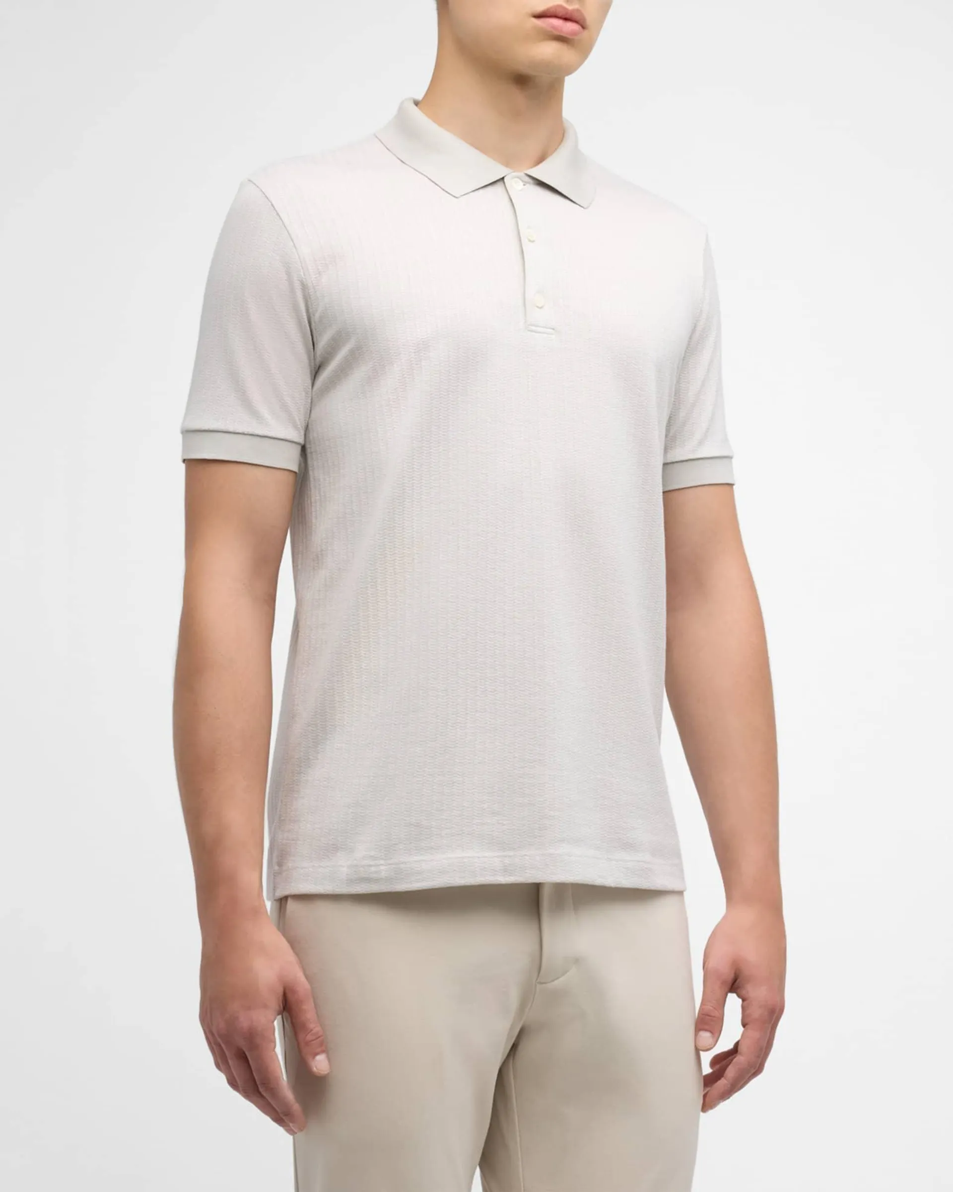 Men's Zelig Jacquard Polo Shirt