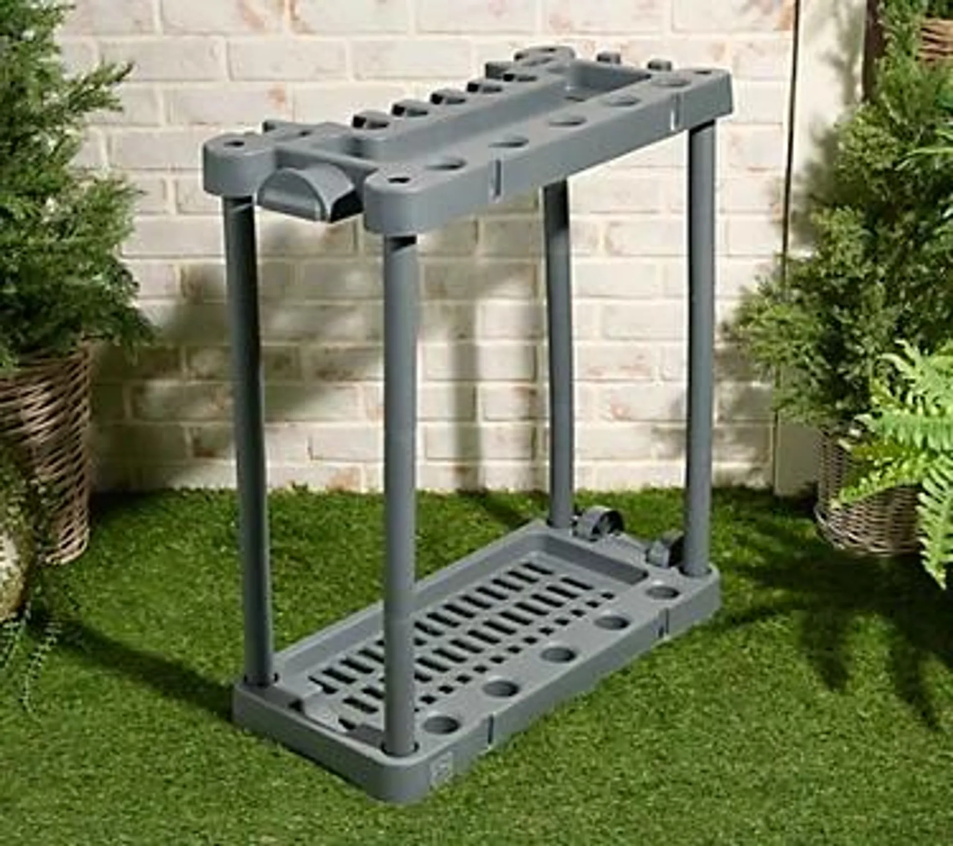 P.S. Home Rolling Garden Tool Organizer