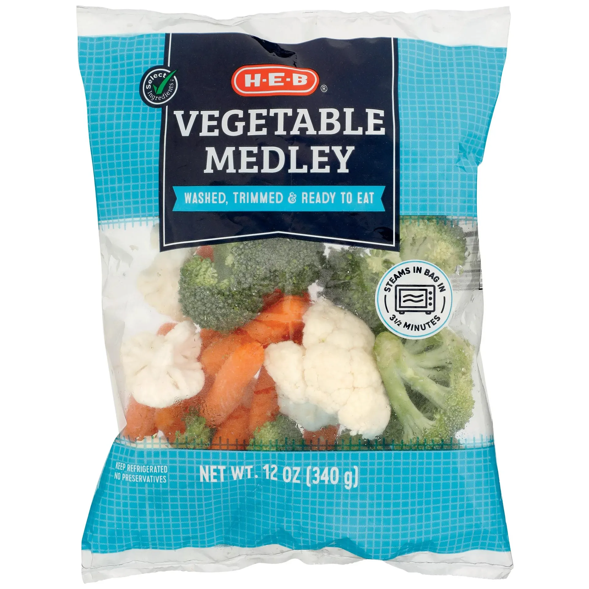 H‑E‑B Fresh Steamable Vegetable Medley