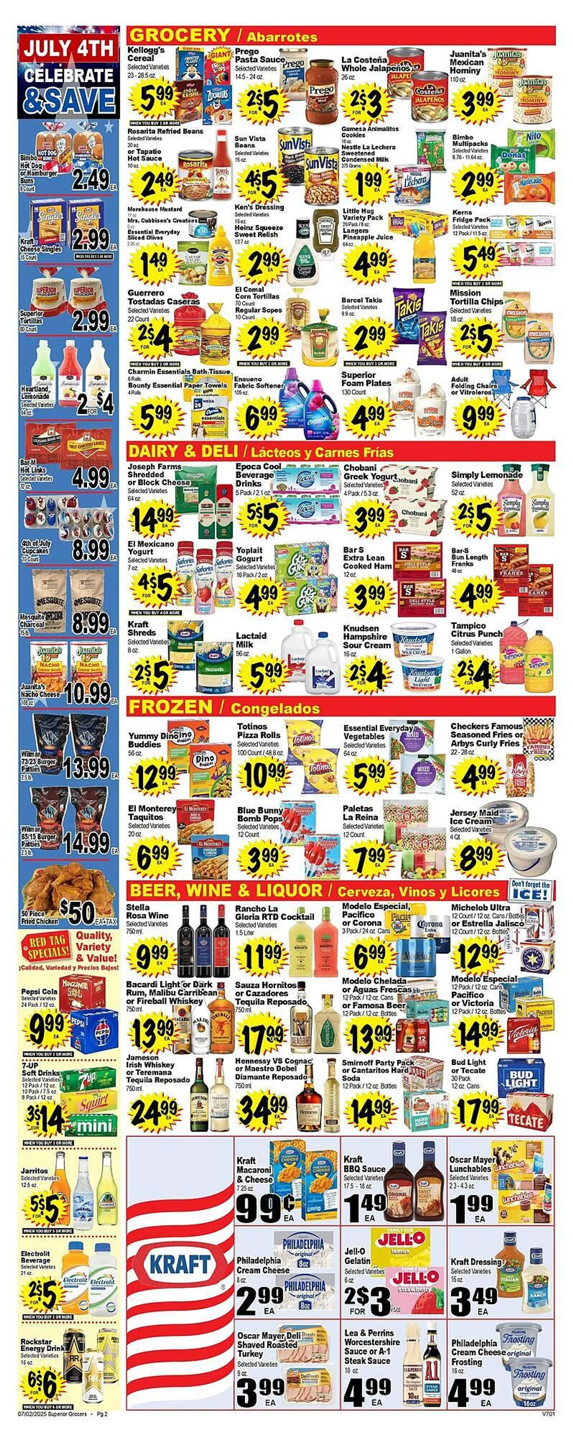 Weekly ad Superior Grocers Weekly Ad from July 2 to July 9 2025 - Page 2