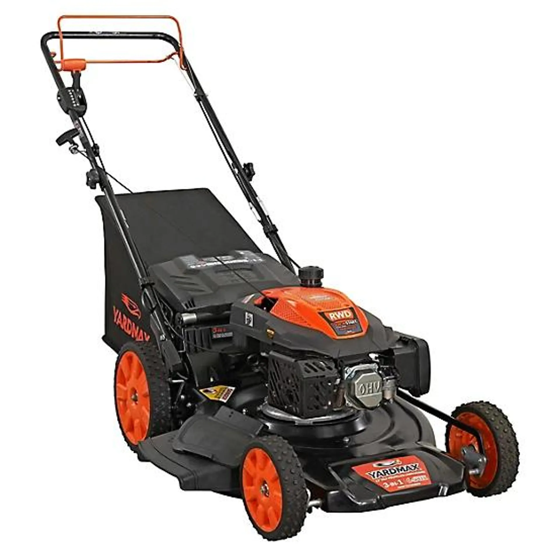 22 in. 201cc Gas-Powered SELECT PACE 6-Speed CVT RWD High-Wheel 3-in-1 Self-Propelled Push Lawn Mower