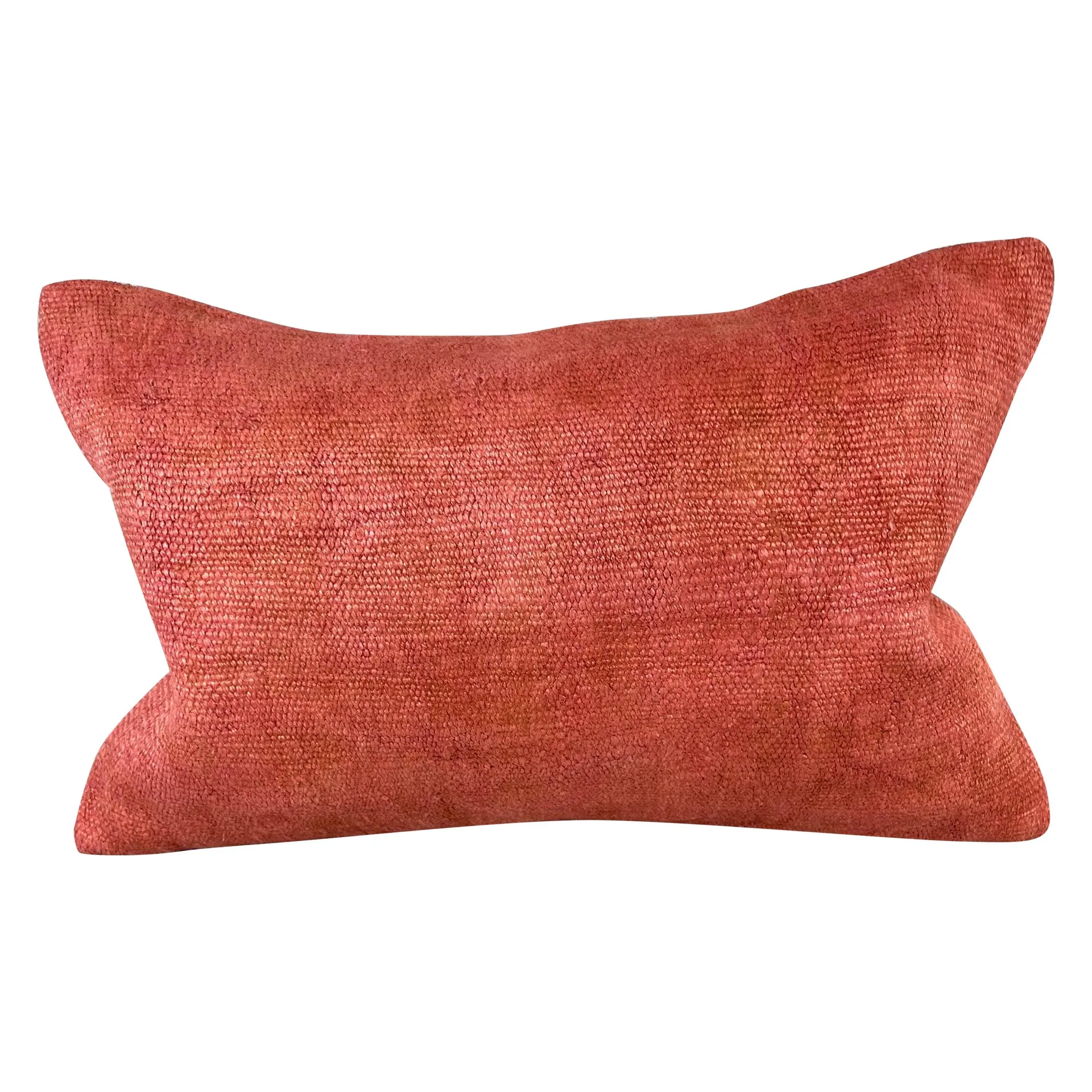 16 x 24 Hemp Pillow Turkish Cushion Natural Red Pillow Cushion Cover #6009