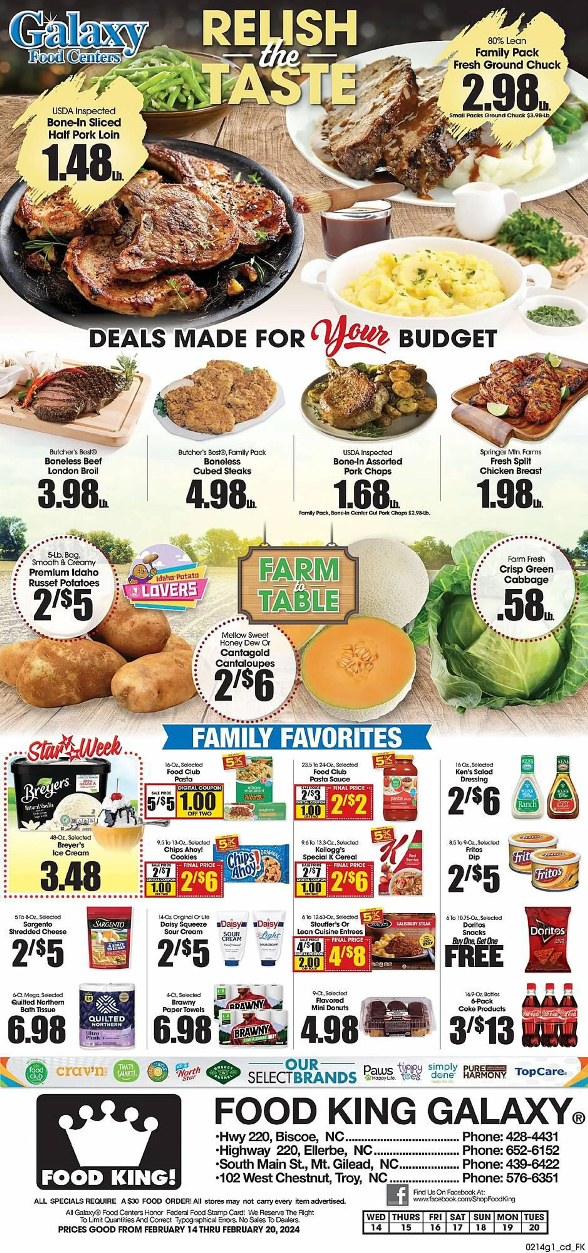 Weekly ad Food King Weekly Ad from February 14 to February 20 2024 - Page 