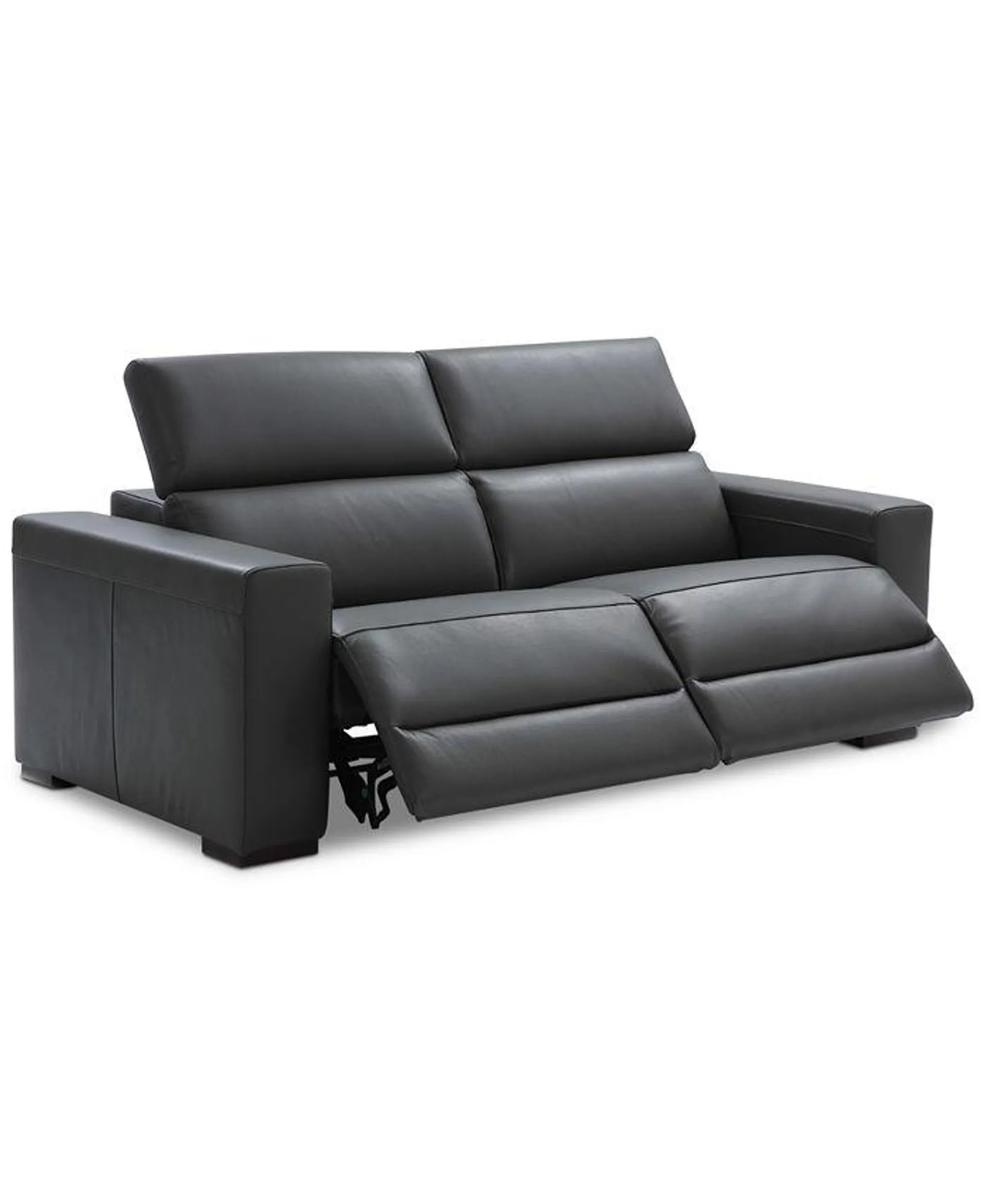 Nevio 82" 2pc Leather Sofa with 2 Power Recliners, Created for Macy's