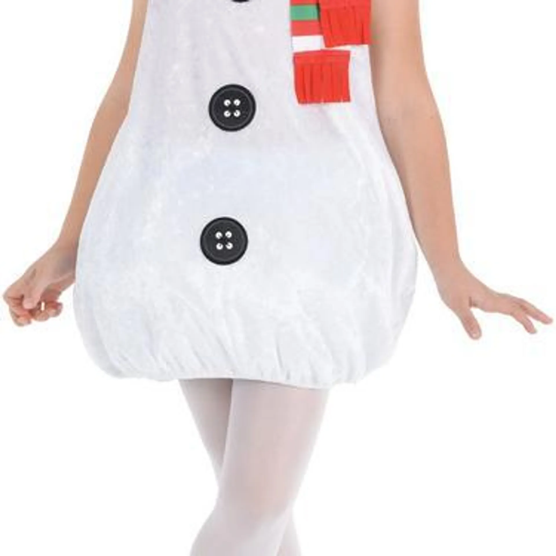 Kids' Snowman Winter Princess Transforming 2-in-1 Costume