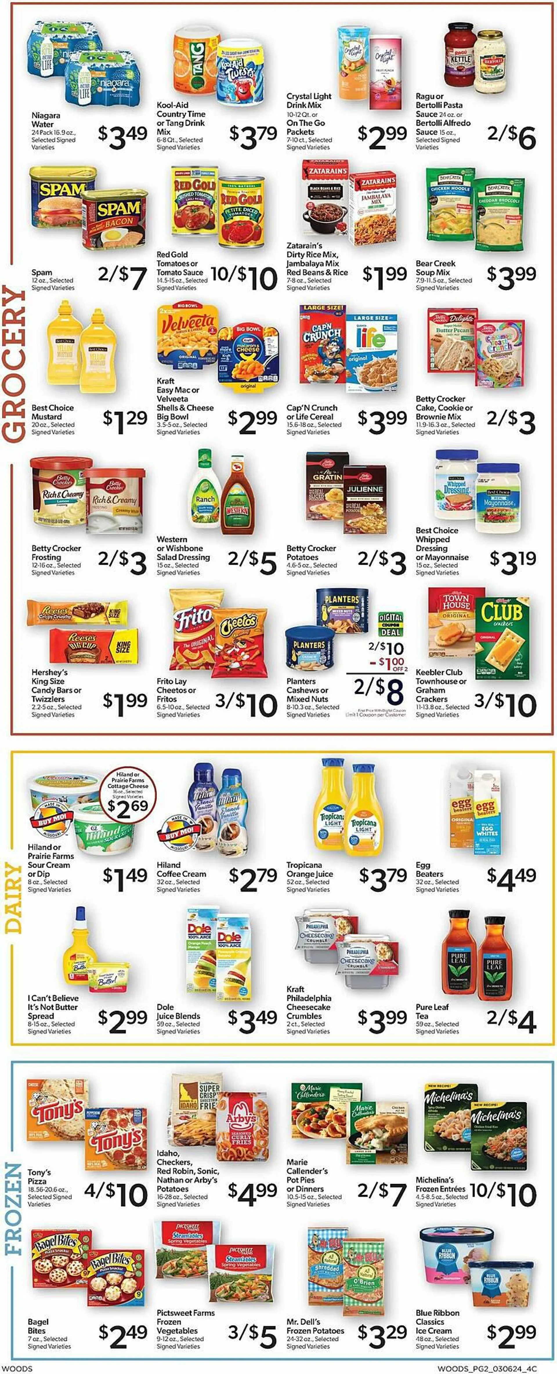 Weekly ad Woods Supermarket Weekly Ad from March 6 to March 12 2024 - Page 2