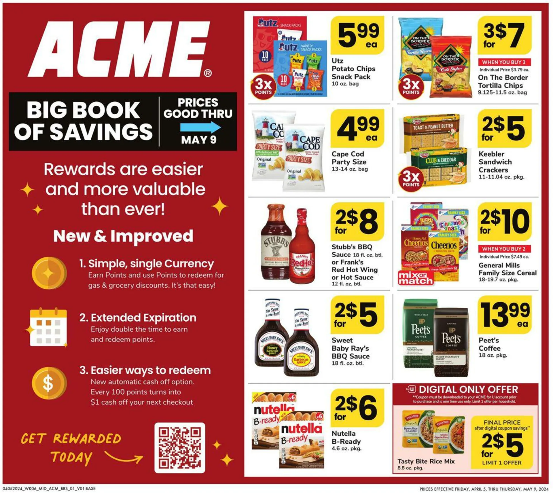 Weekly ad Acme Current weekly ad from April 5 to May 9 2024 - Page 1
