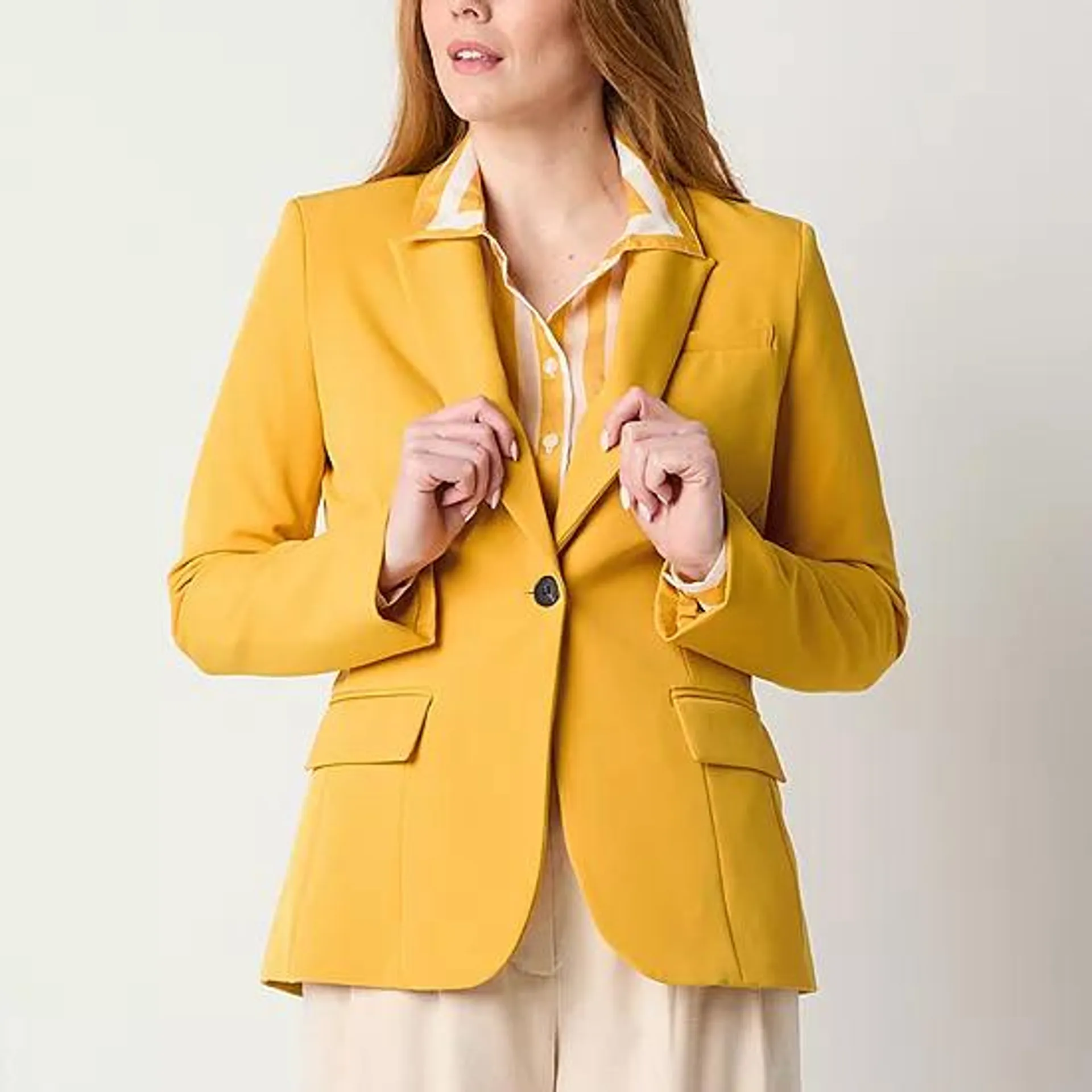 new! Worthington Womens Regular Fit Blazer