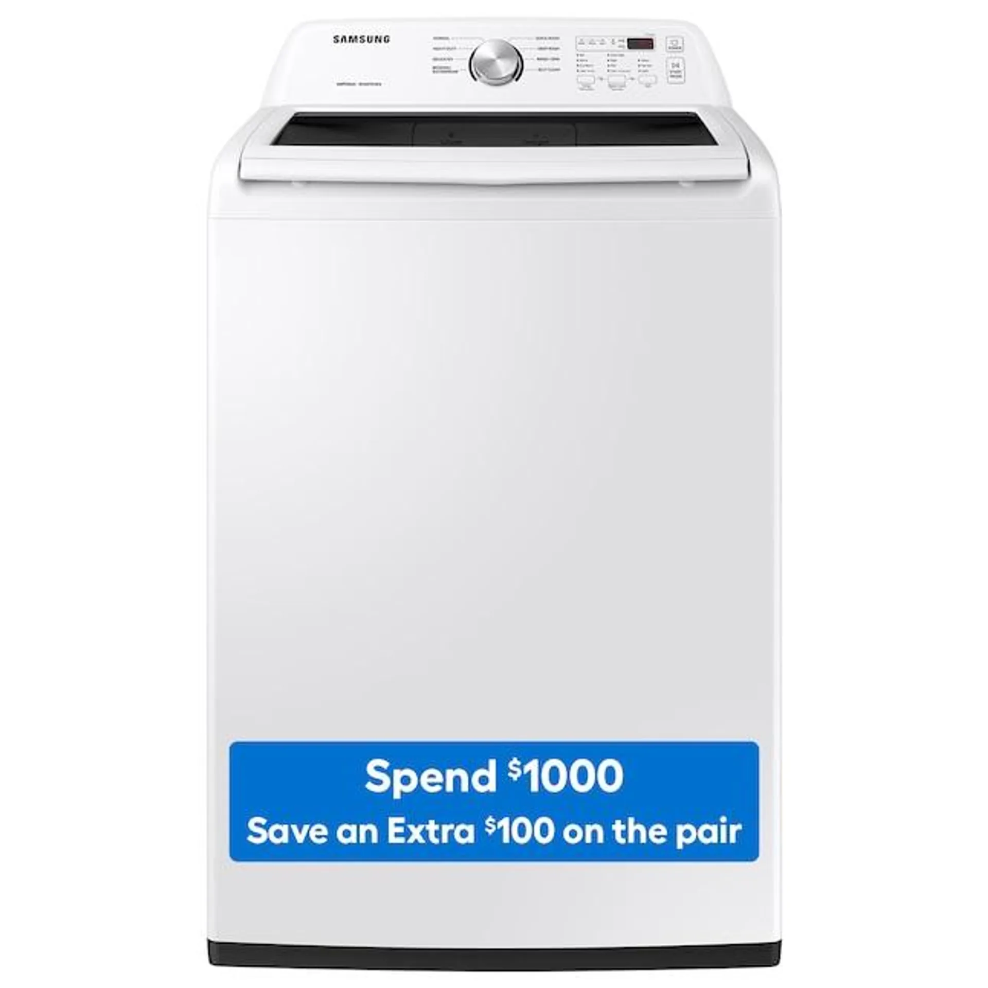 Samsung 4.5-cu ft Impeller Top-Load Washer (White)