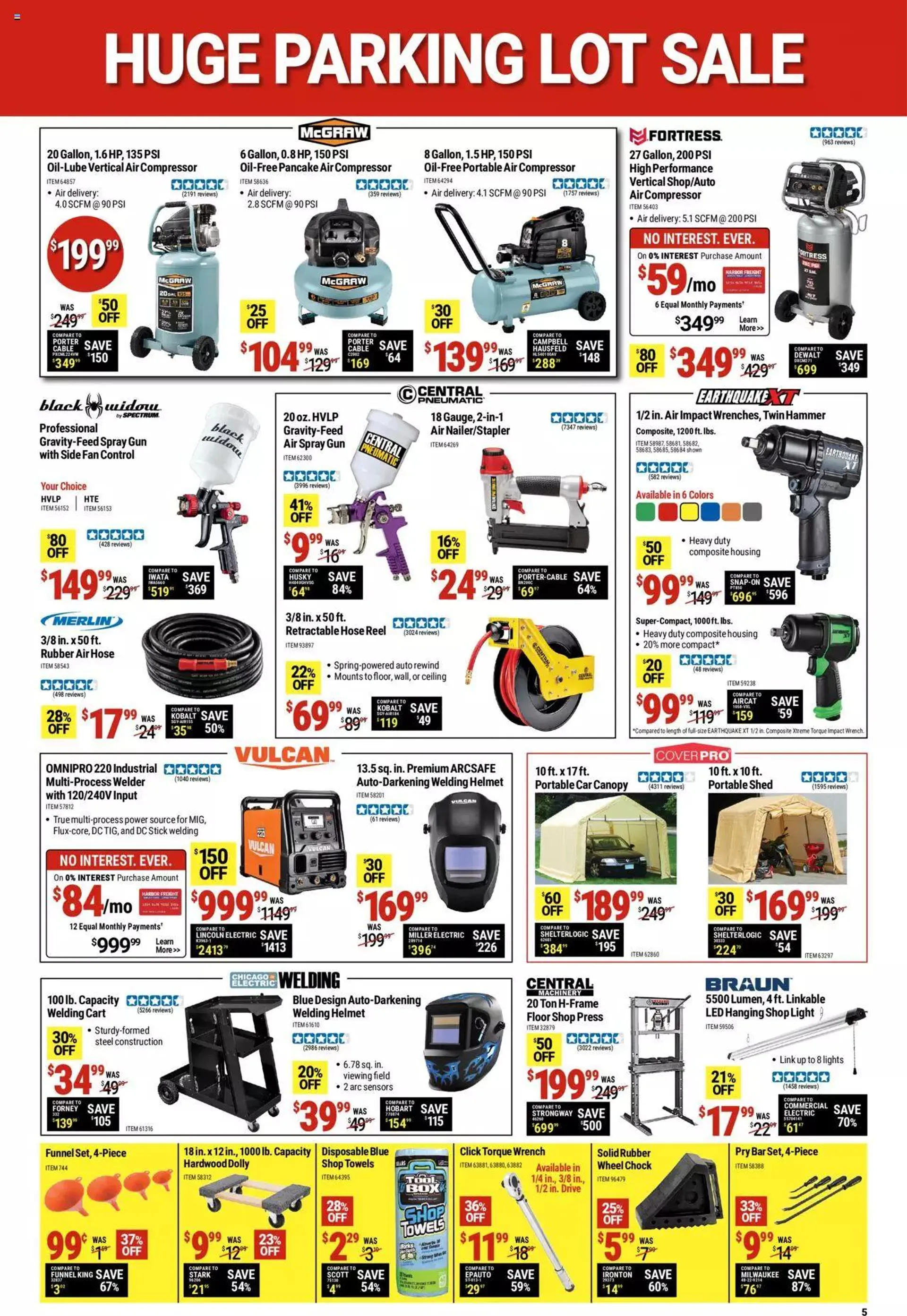 Harbor Freight - Parking Lot Sale - 4