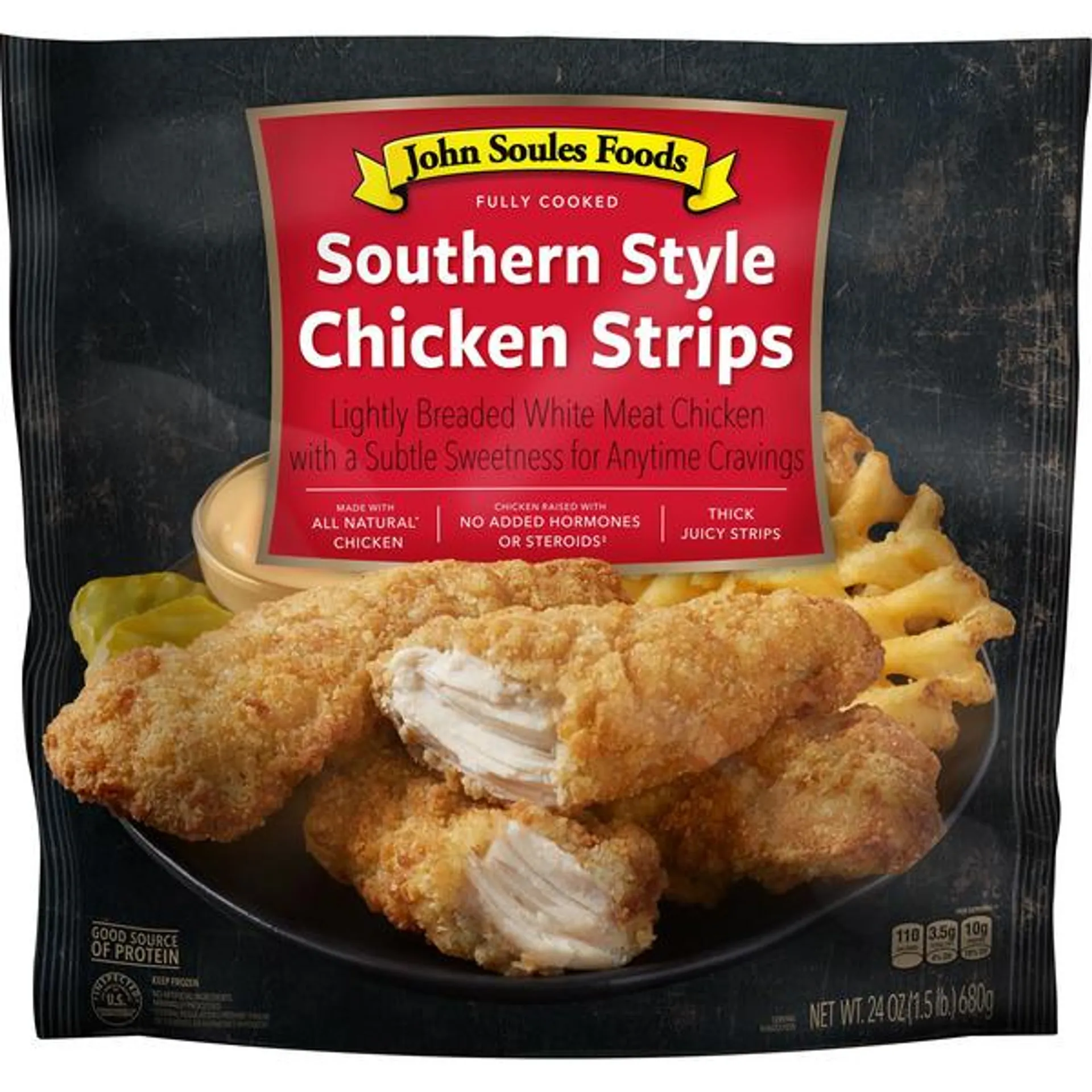 John Soules Foods Southern Style Chicken Strips, Frozen