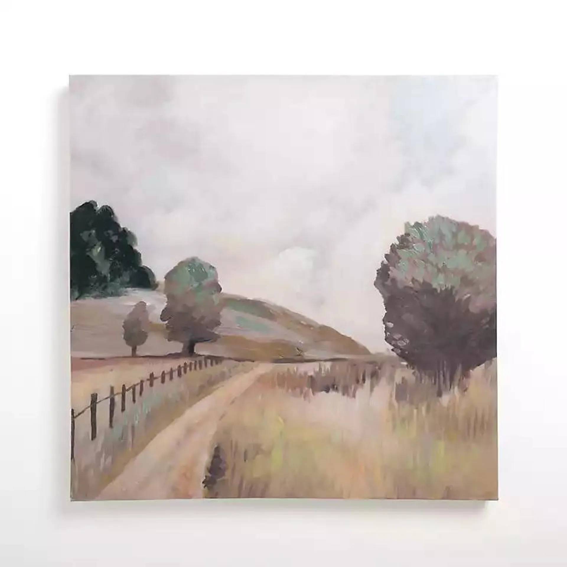 Green Landscape Canvas Art Print