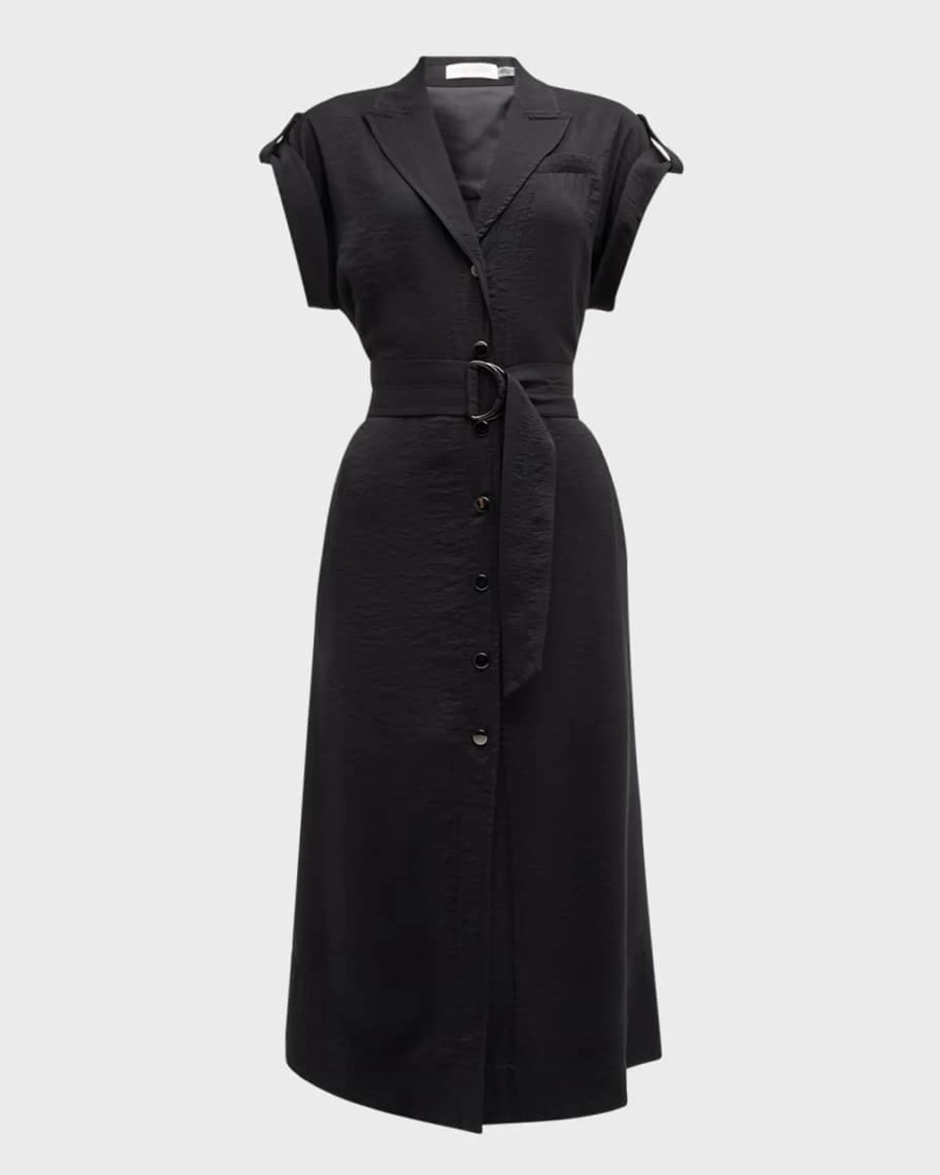 Celia Belted Midi Shirtdress