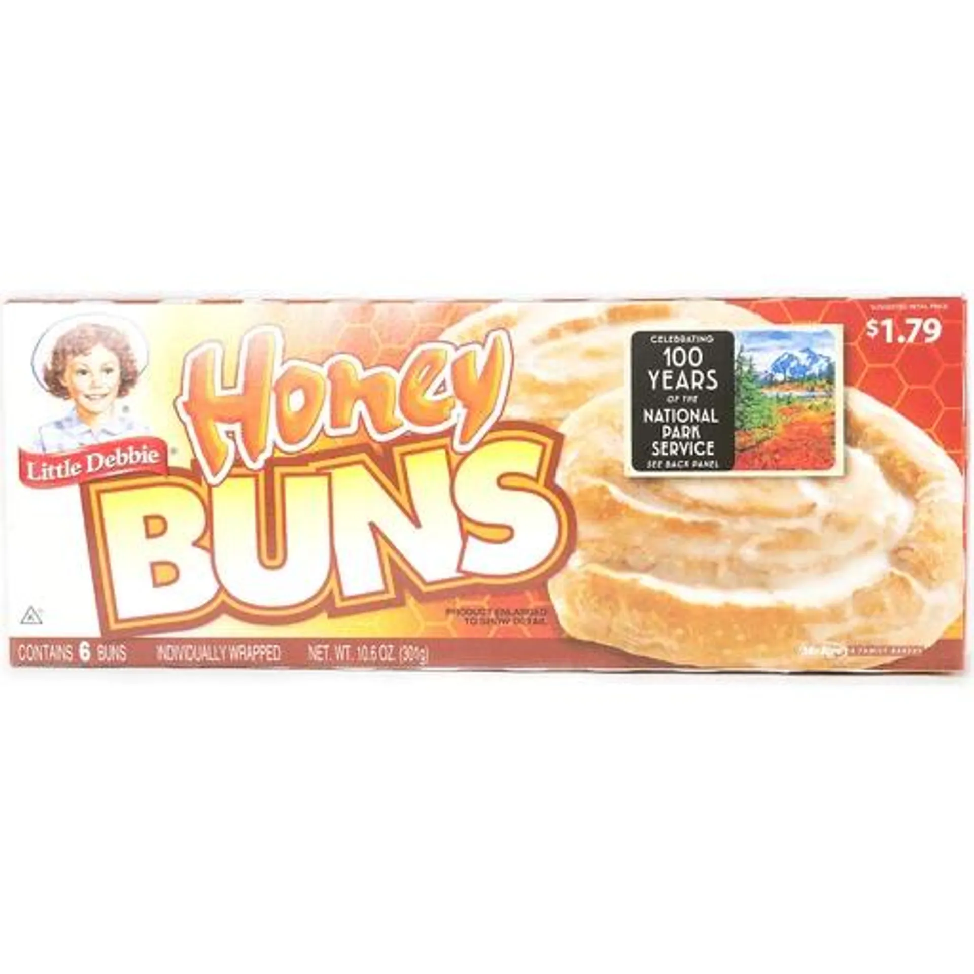 Little Debbie Honey Buns - 6 count