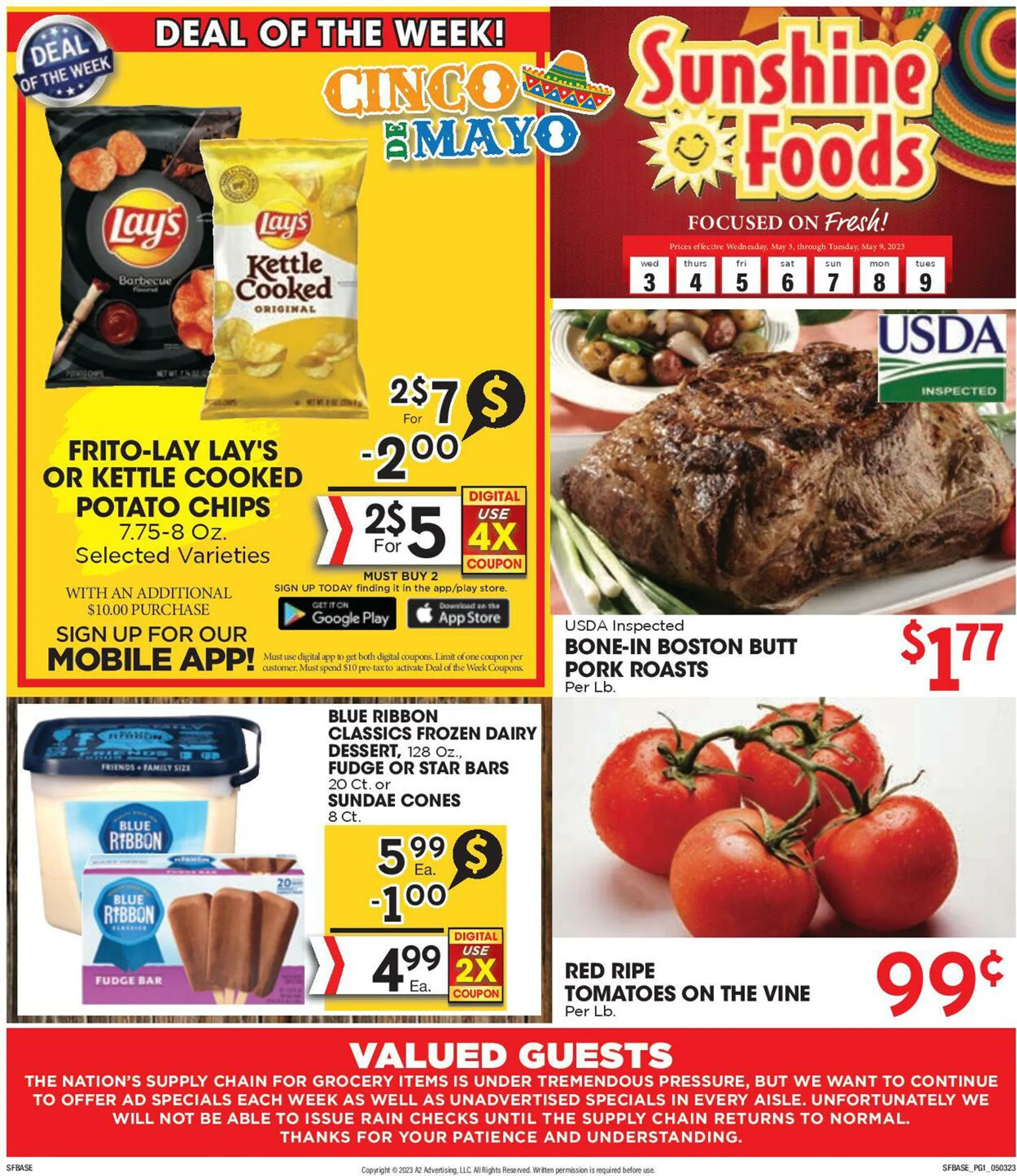 Sunshine Foods Current weekly ad - 1