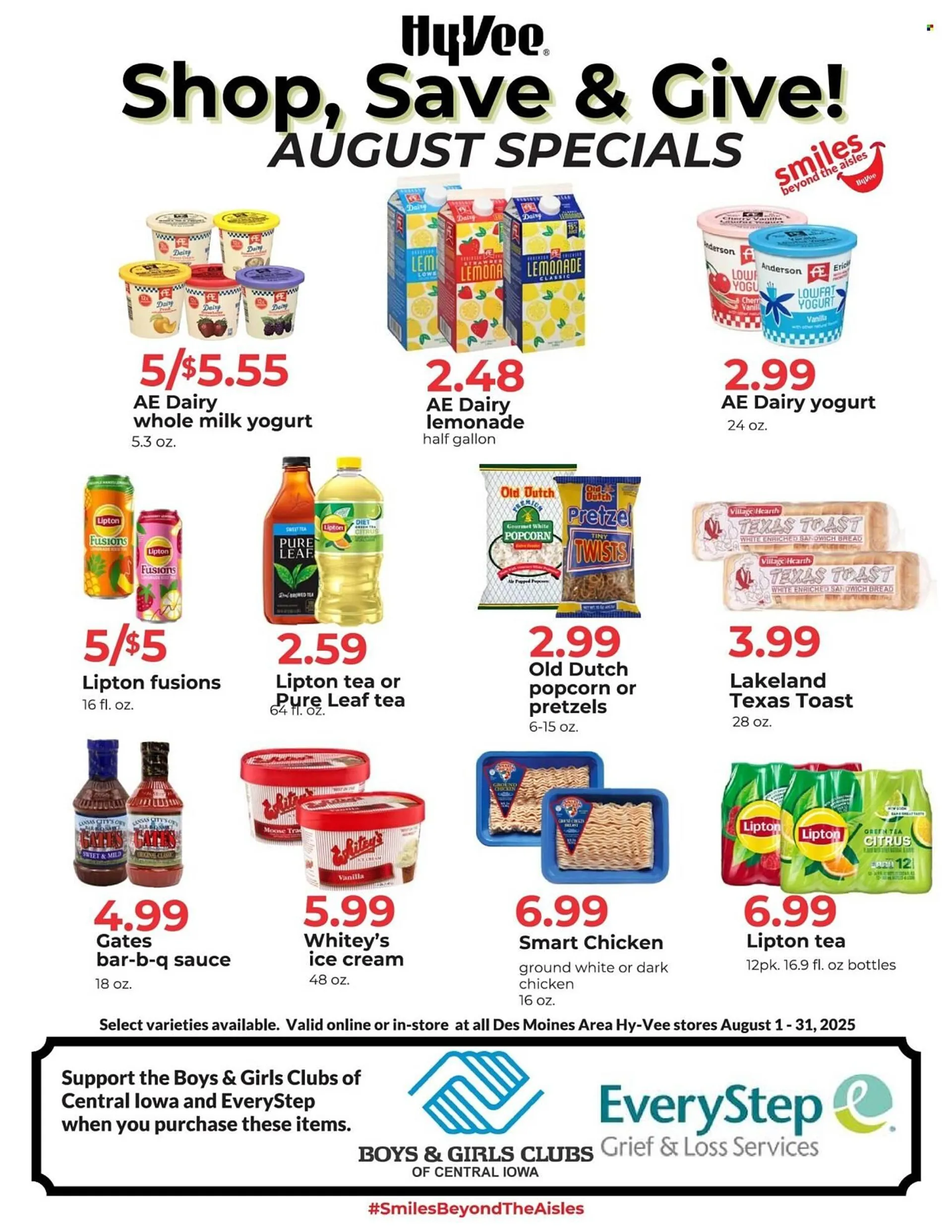 Weekly ad Hy-Vee Weekly Ad from August 1 to August 31 2025 - Page 1