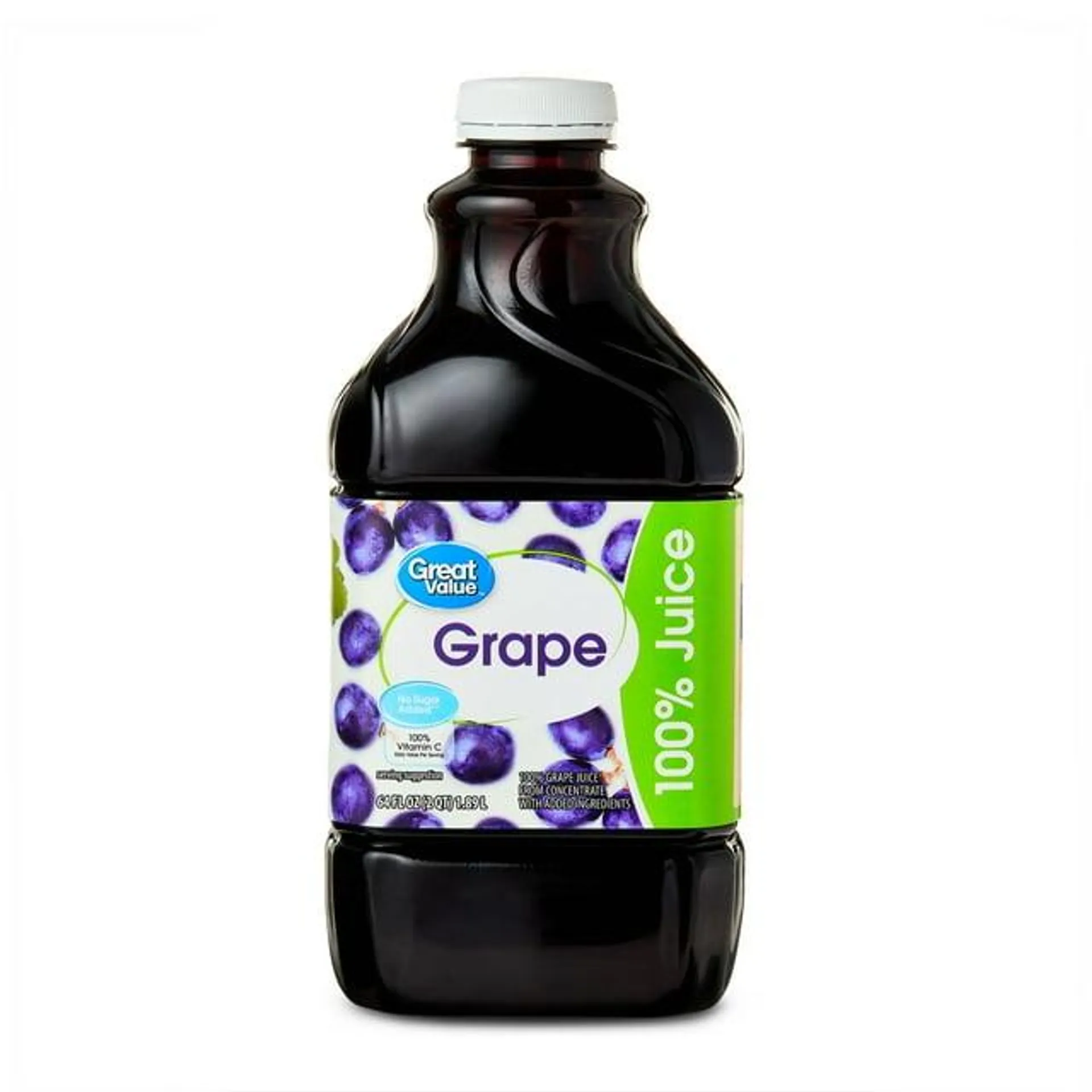 Great Value 100% Concord Grape Juice, 64 oz