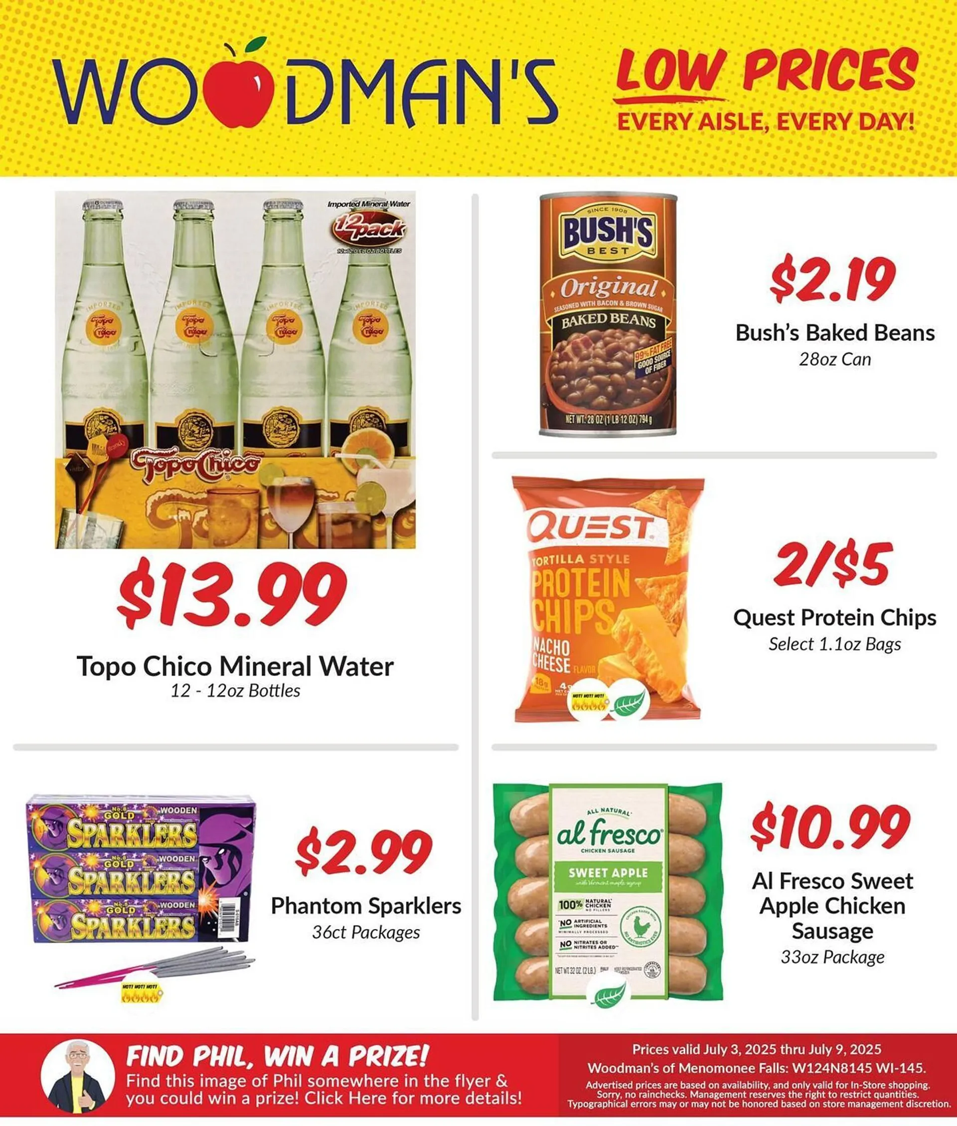 Weekly ad Woodman's Weekly Ad from July 3 to July 9 2025 - Page 1