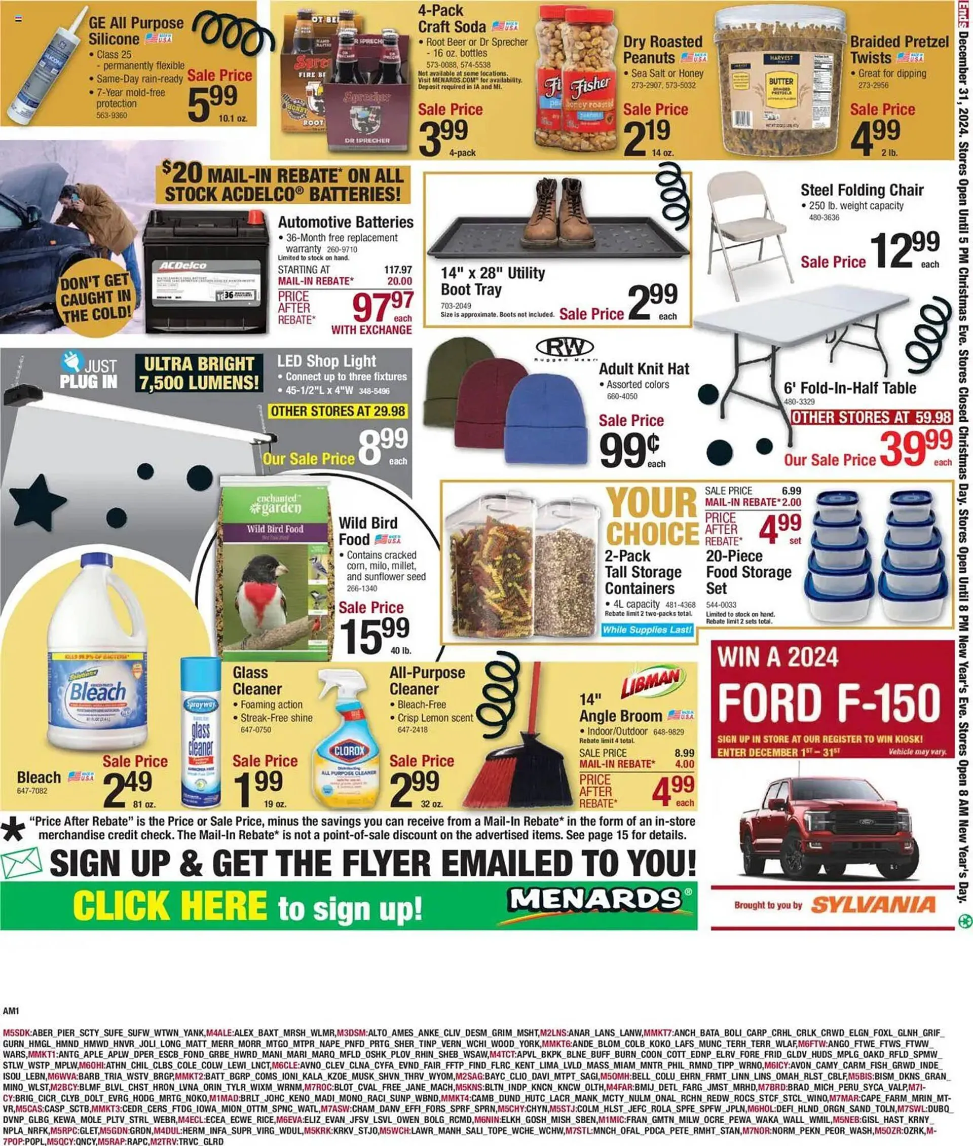 Weekly ad Menards Weekly Ad from December 19 to December 31 2024 - Page 23