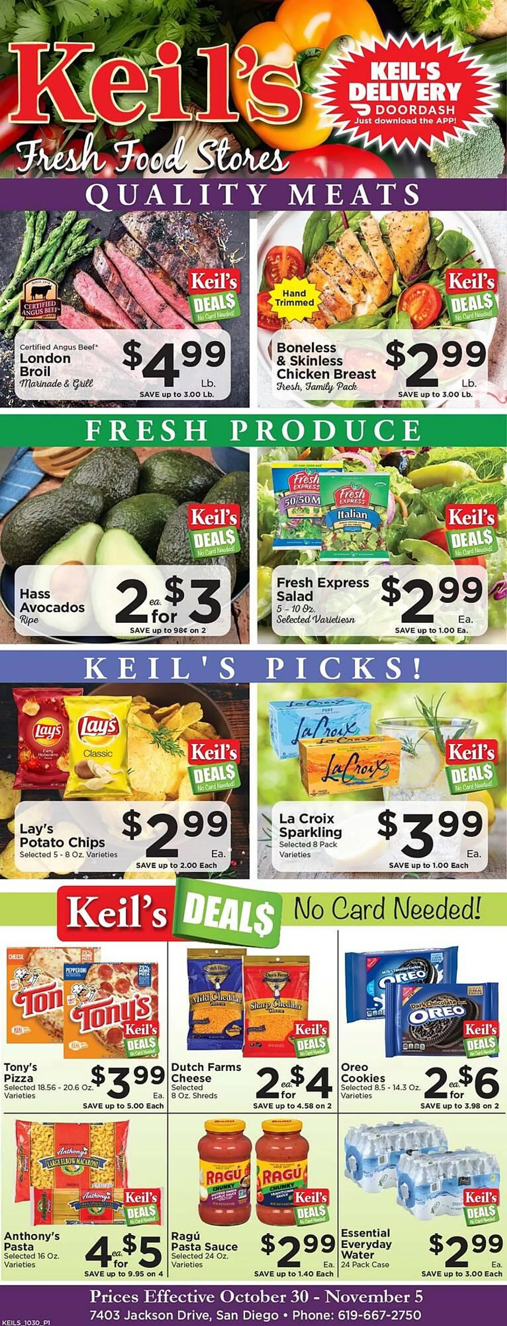 Keils Fresh Food Stores Weekly Ad - 1