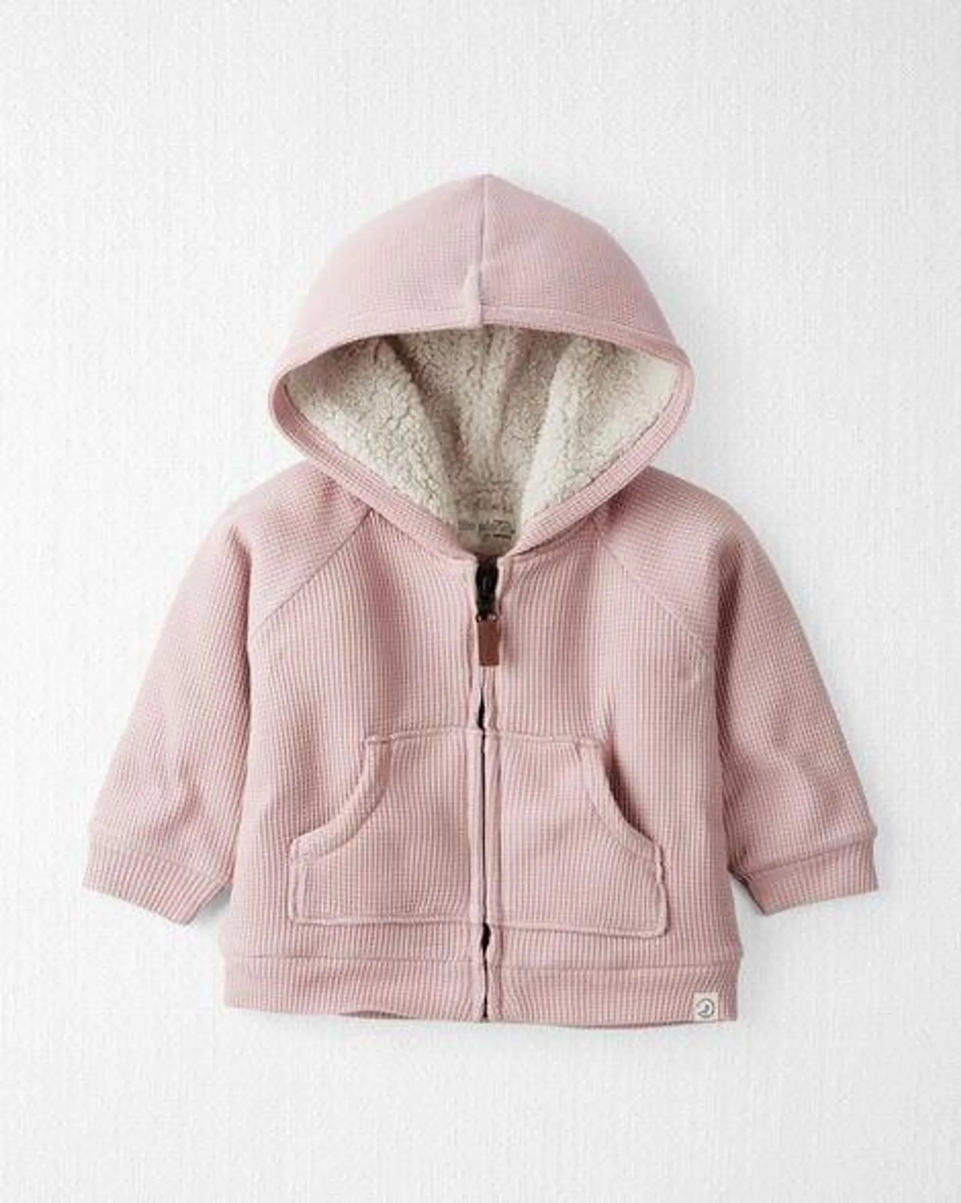 Baby Sherpa Lined Jacket Made with Organic Cotton