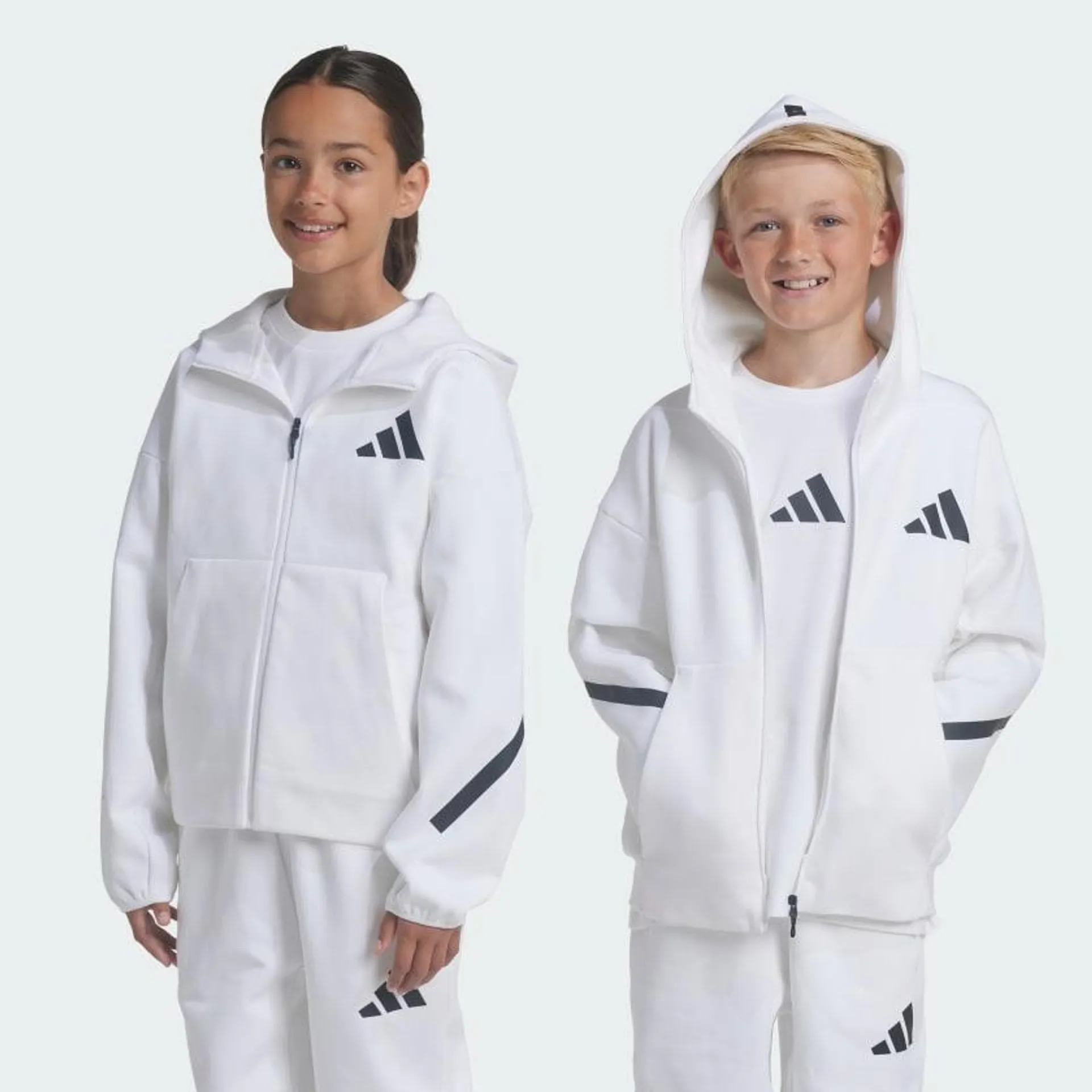 adidas Z.N.E. Full-Zip Hooded Track Jacket Kids