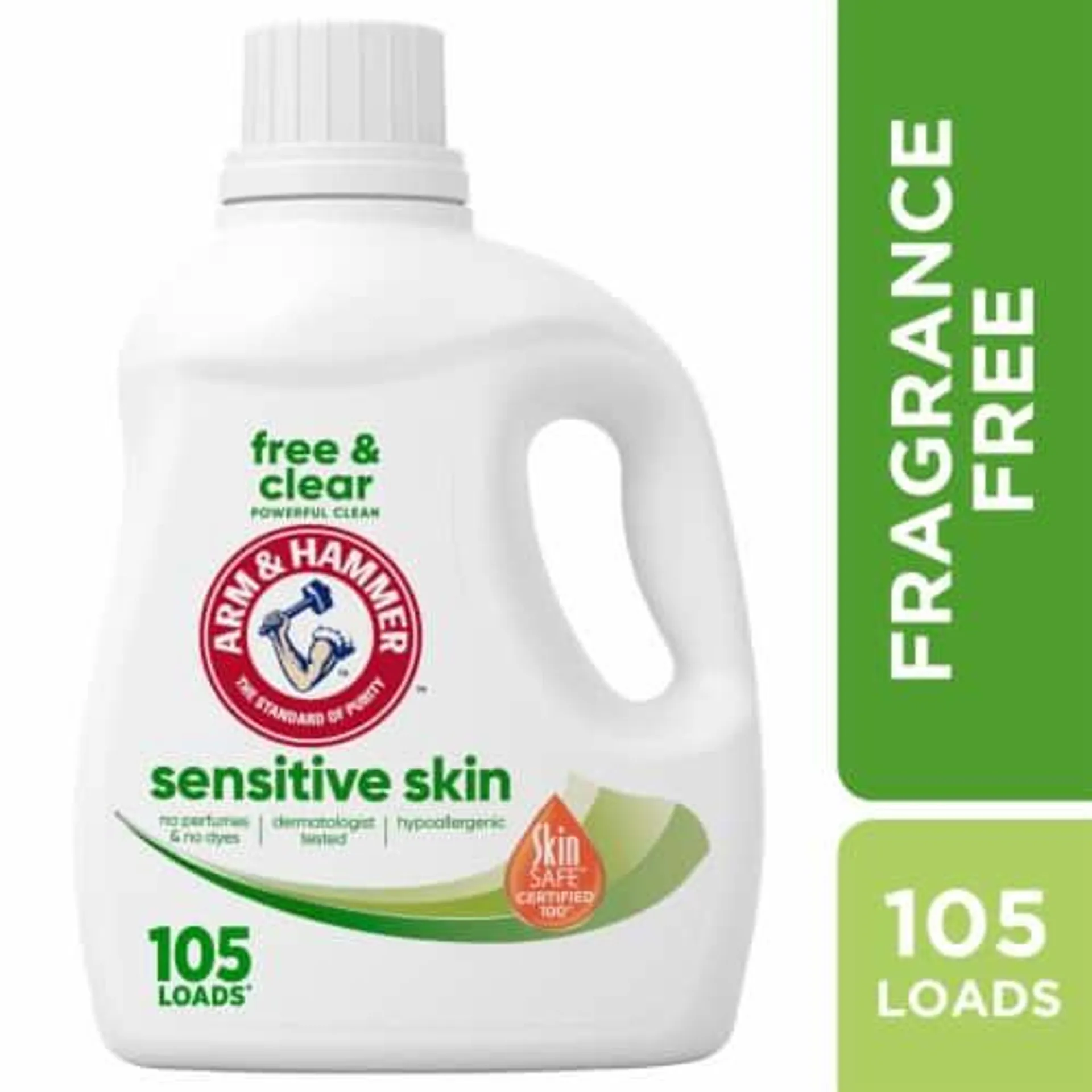 ARM & HAMMER Sensitive Skin Hypoallergenic Liquid Laundry Detergent