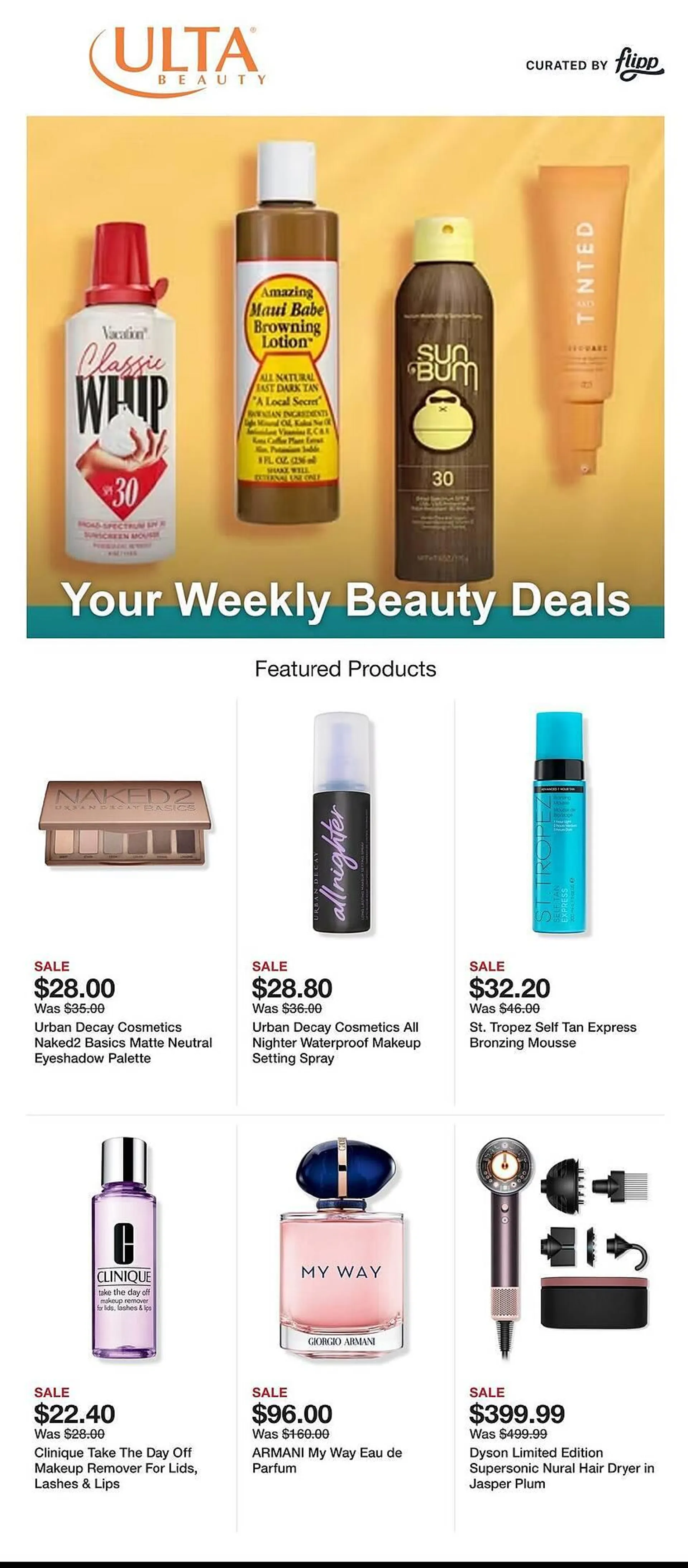 Weekly ad Ulta Beauty Weekly Ad from May 26 to June 1 2025 - Page 1