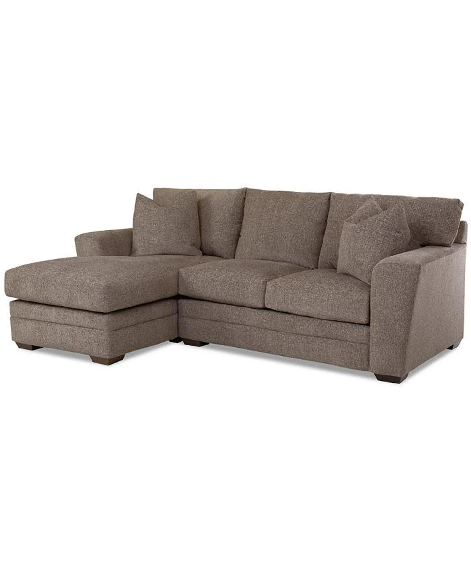 CLOSEOUT! Loranna 2-Pc. Fabric Sectional with Chaise, Created for Macy's