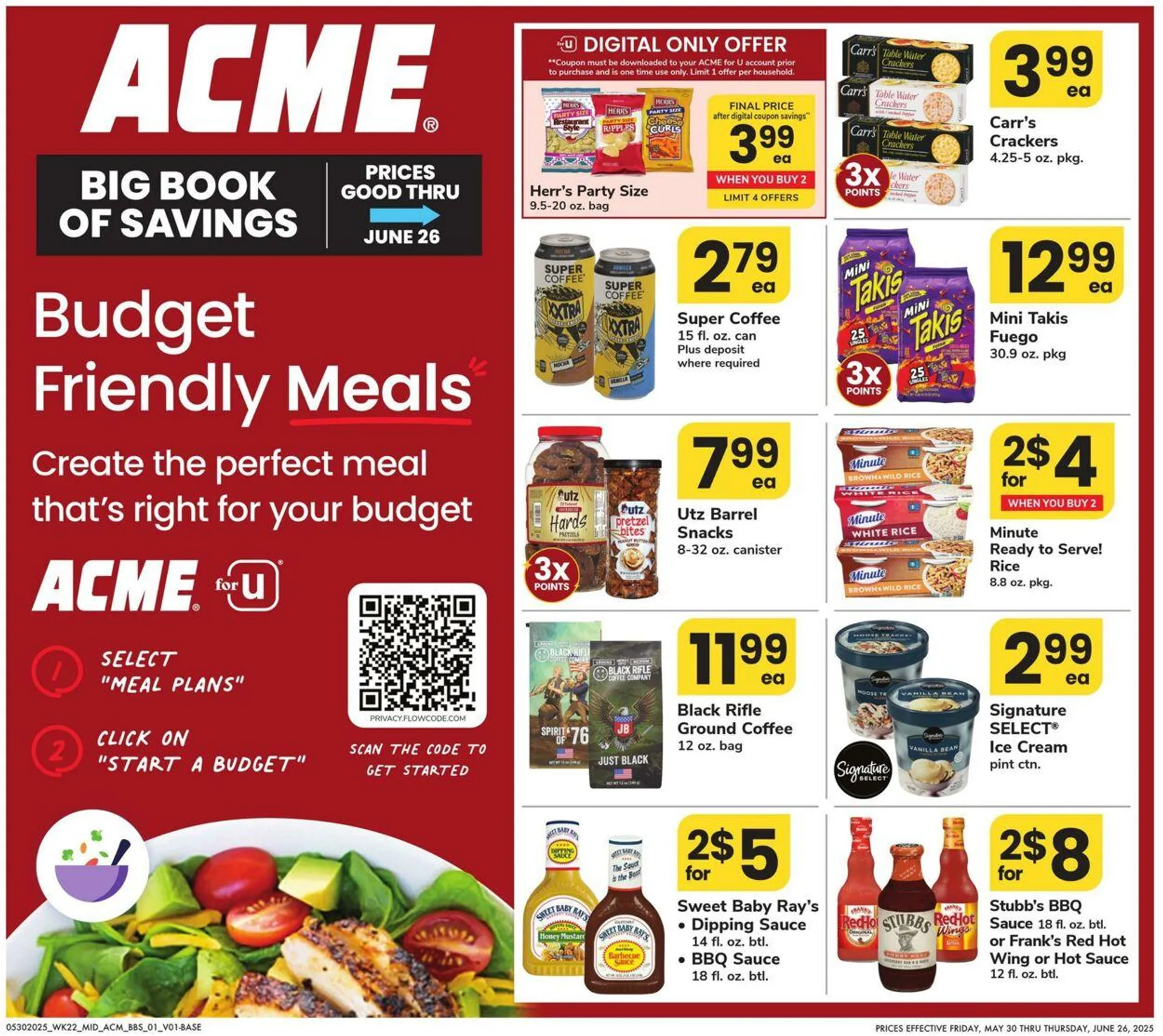 Weekly ad Acme Current weekly ad from May 30 to June 26 2025 - Page 1
