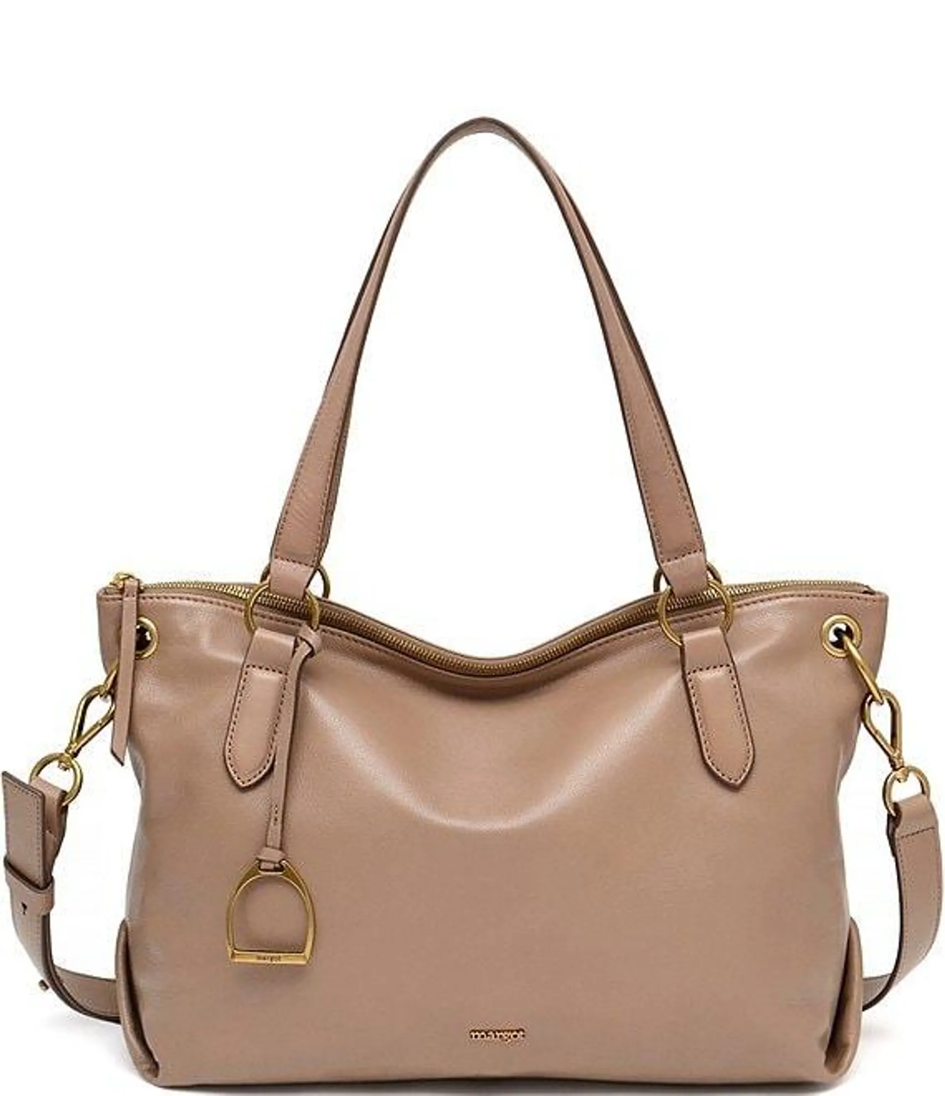 Maria Leather Satchel Bag