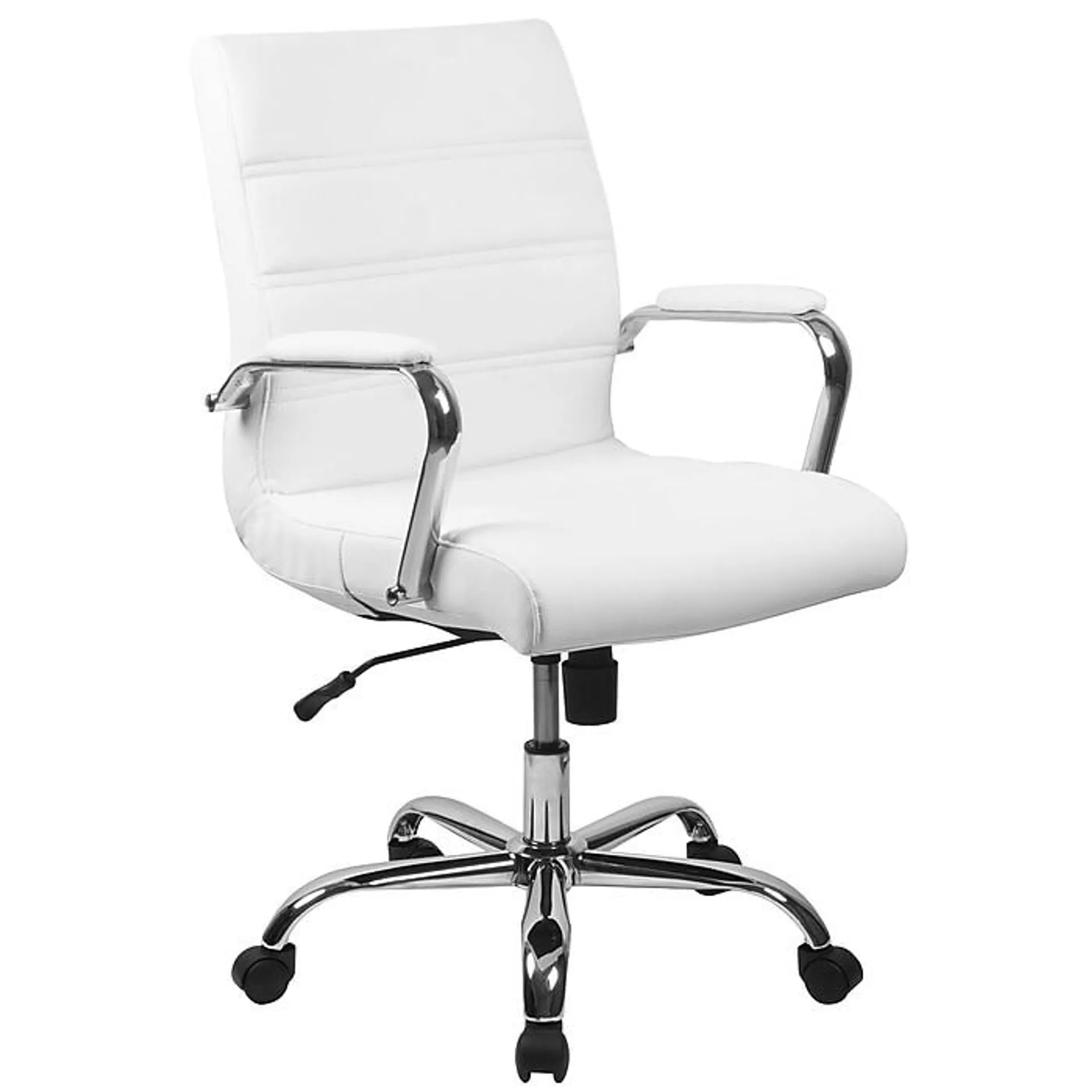 Flash Furniture Whitney Ergonomic LeatherSoft Swivel Mid-Back Executive Office Chair,