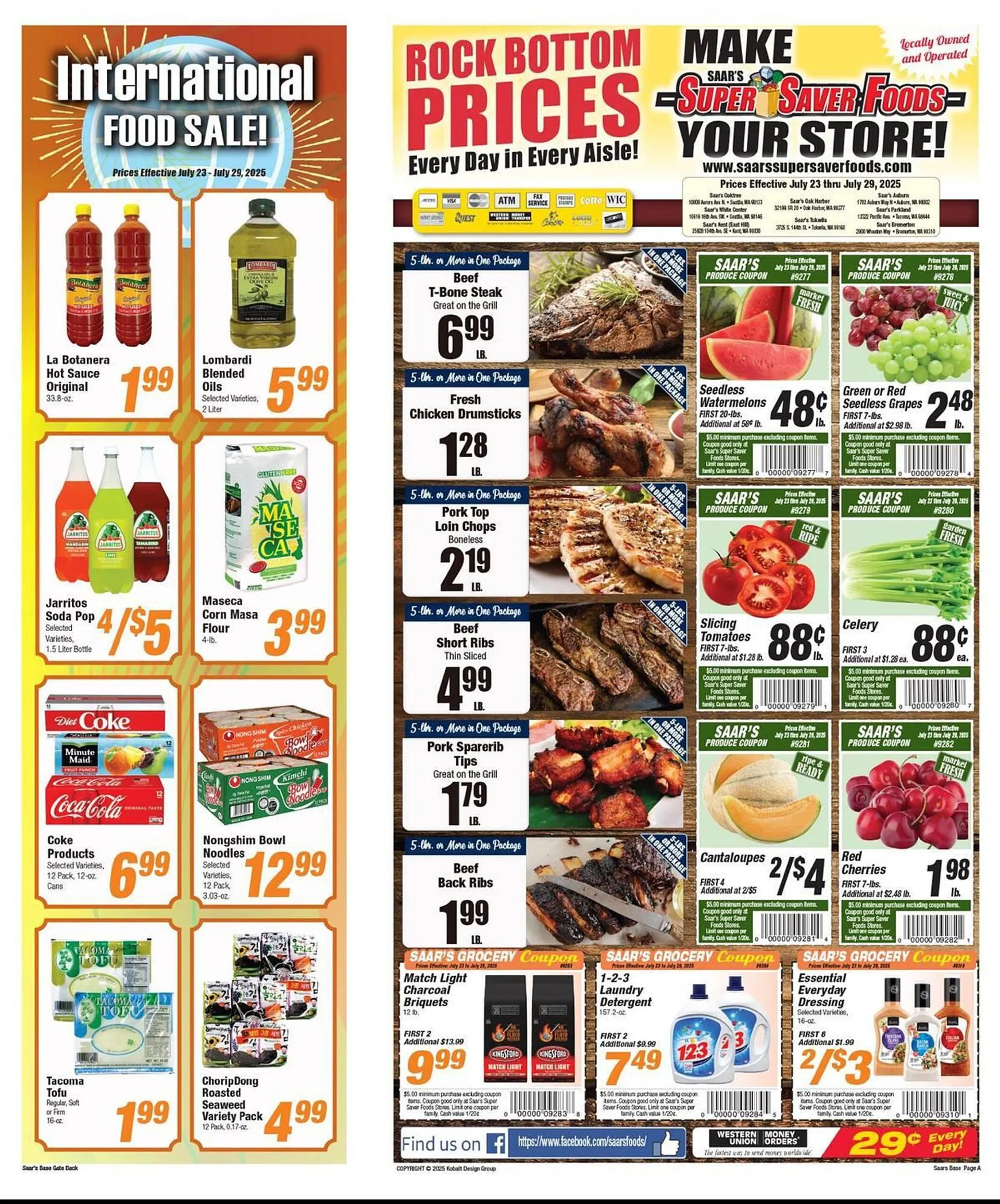 Weekly ad Super Saver Weekly Ad from July 23 to July 29 2025 - Page 1