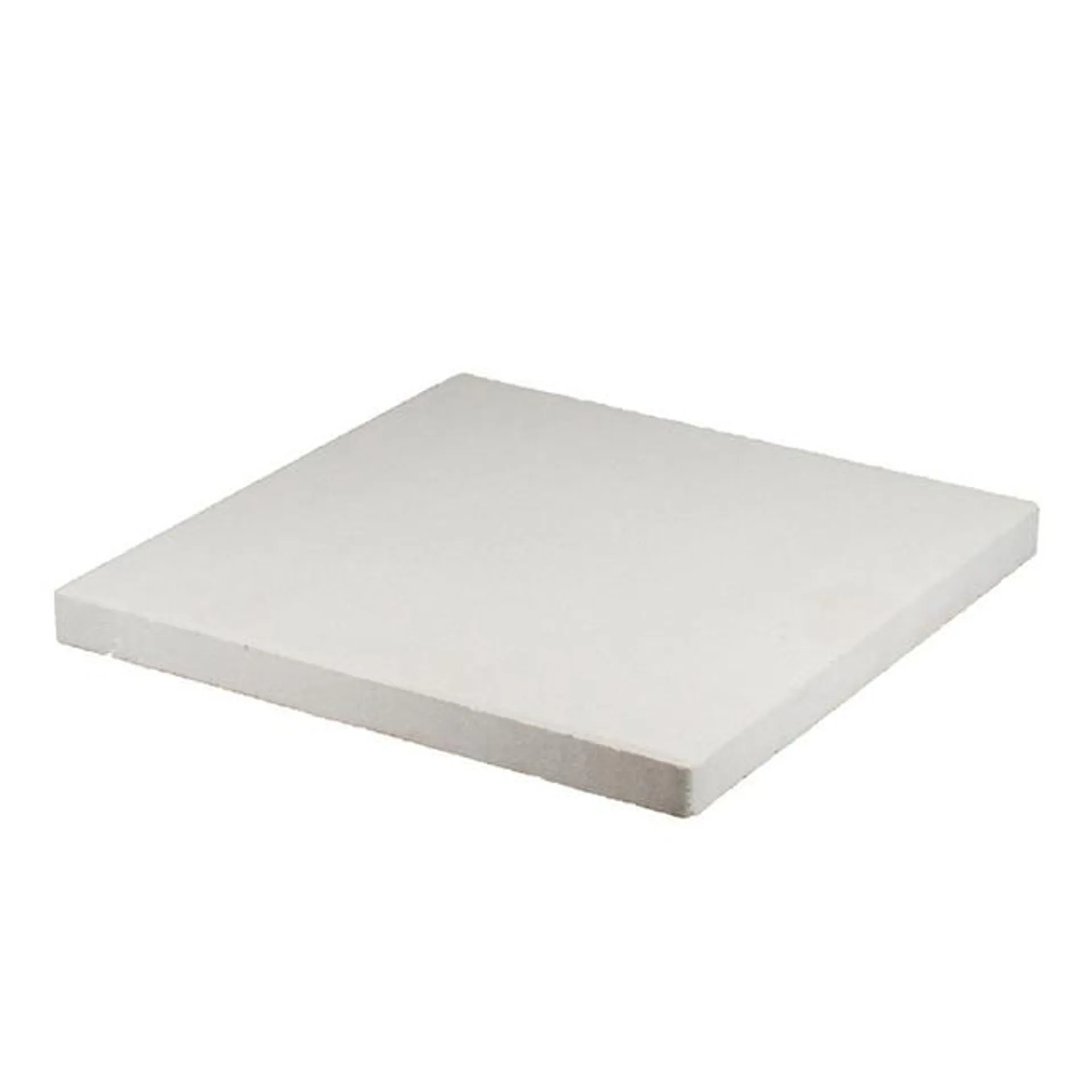 12-in L x 12-in W x 2-in H Square White Concrete Patio Stone