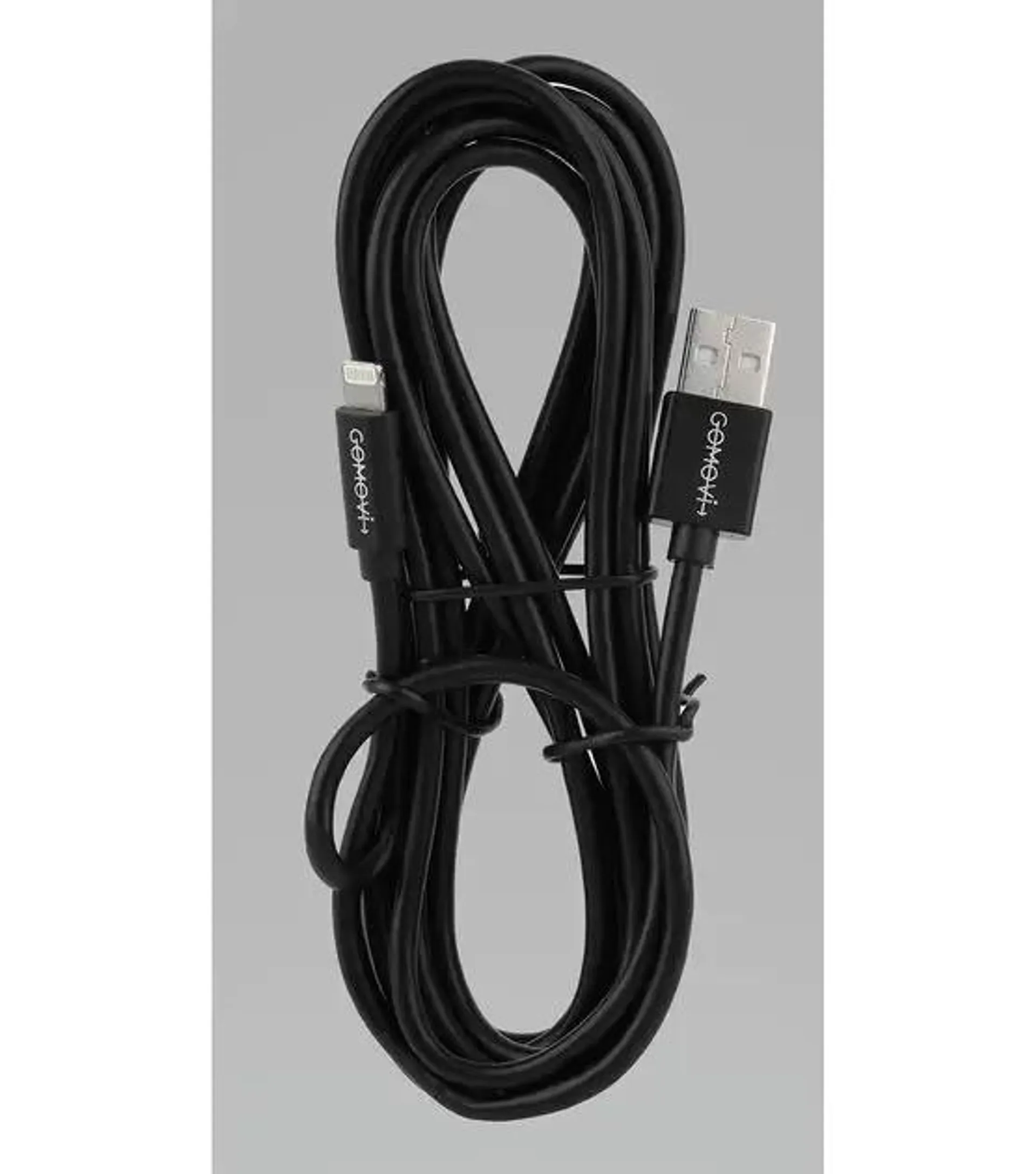 Extra Long Lightning Cable Black