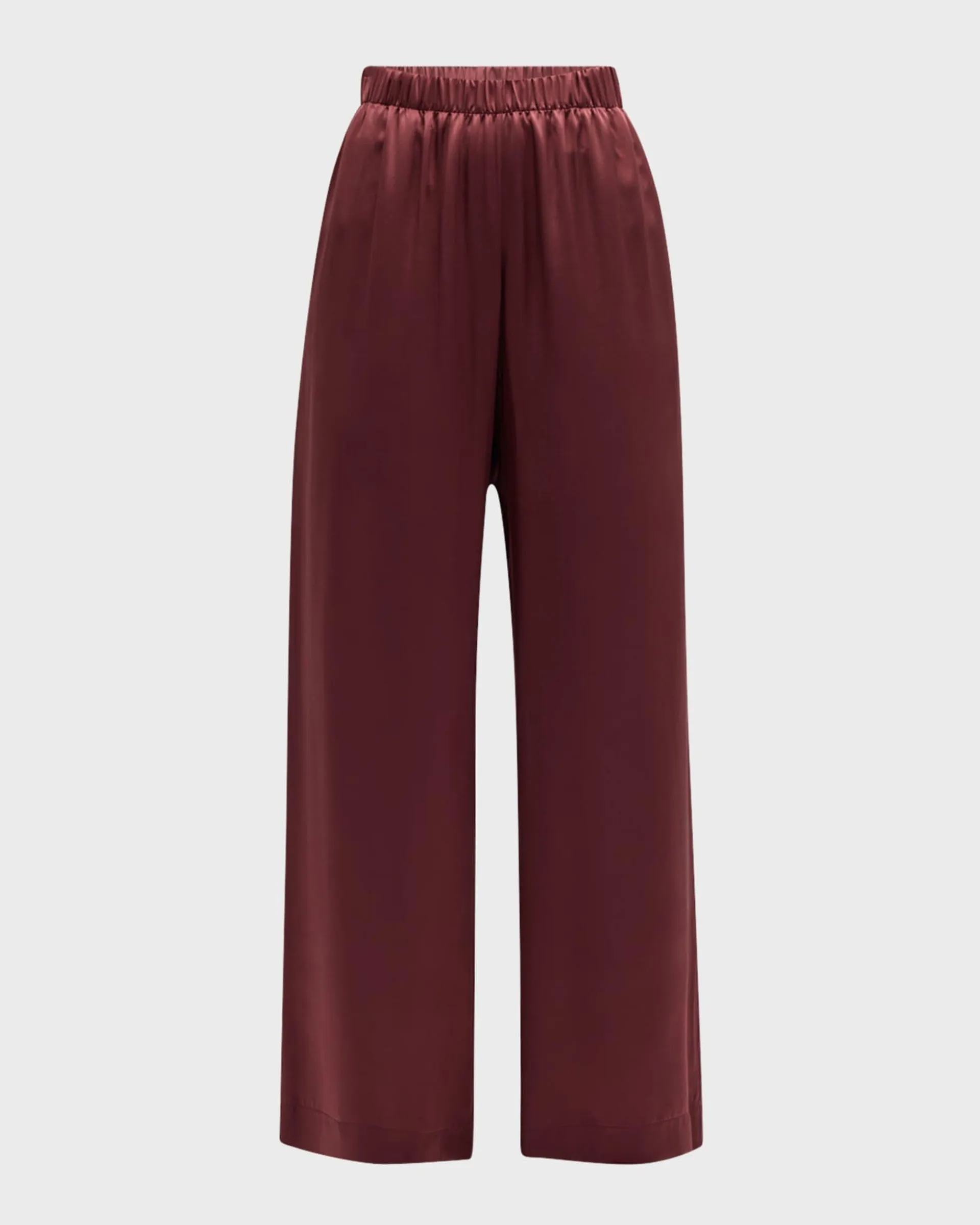 Brynn Wide-Leg Silk Pants