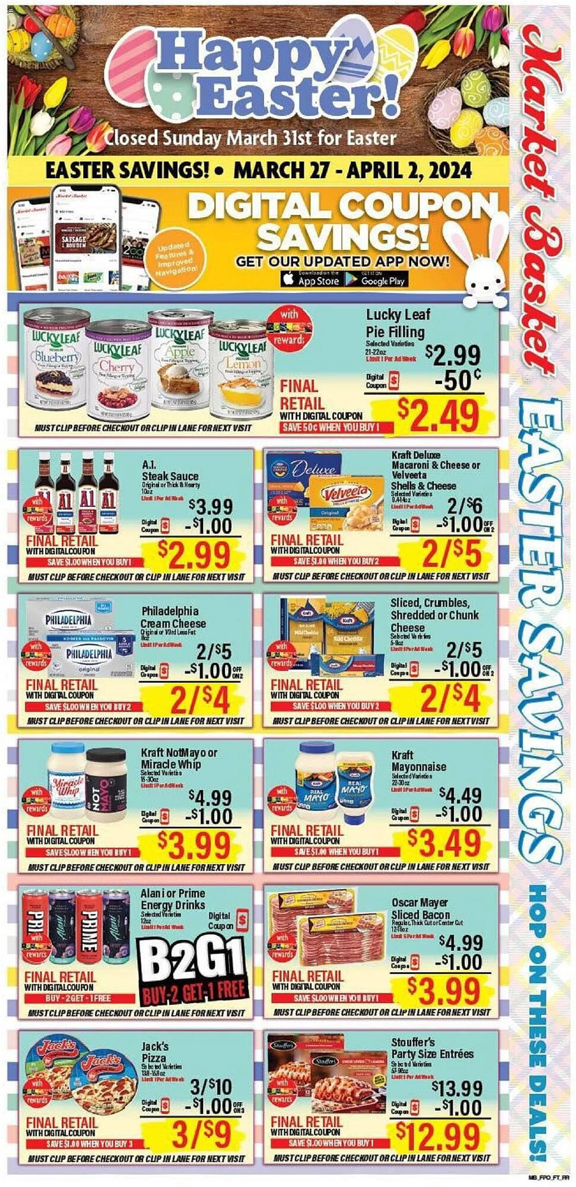 Weekly ad Market Basket Weekly Ad from March 27 to April 2 2024 - Page 1