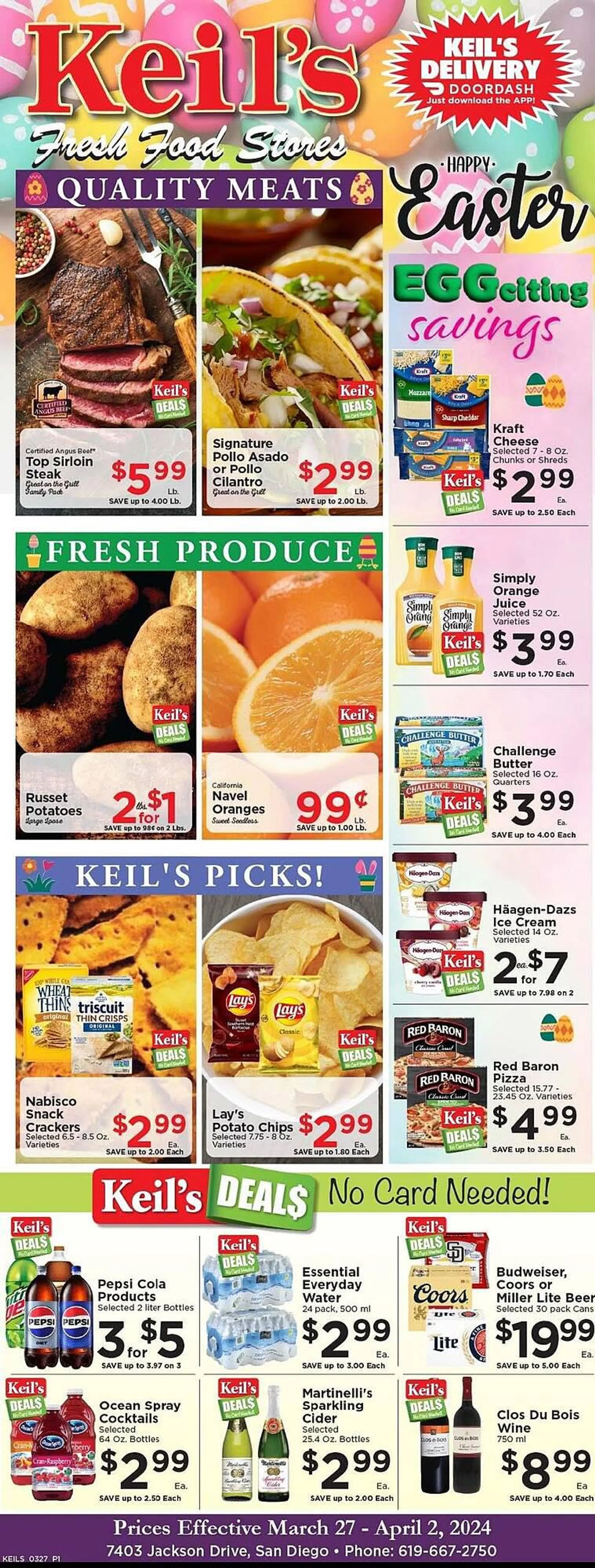 Weekly ad Keil's Fresh Food Stores Weekly Ad from March 27 to April 2 2024 - Page 