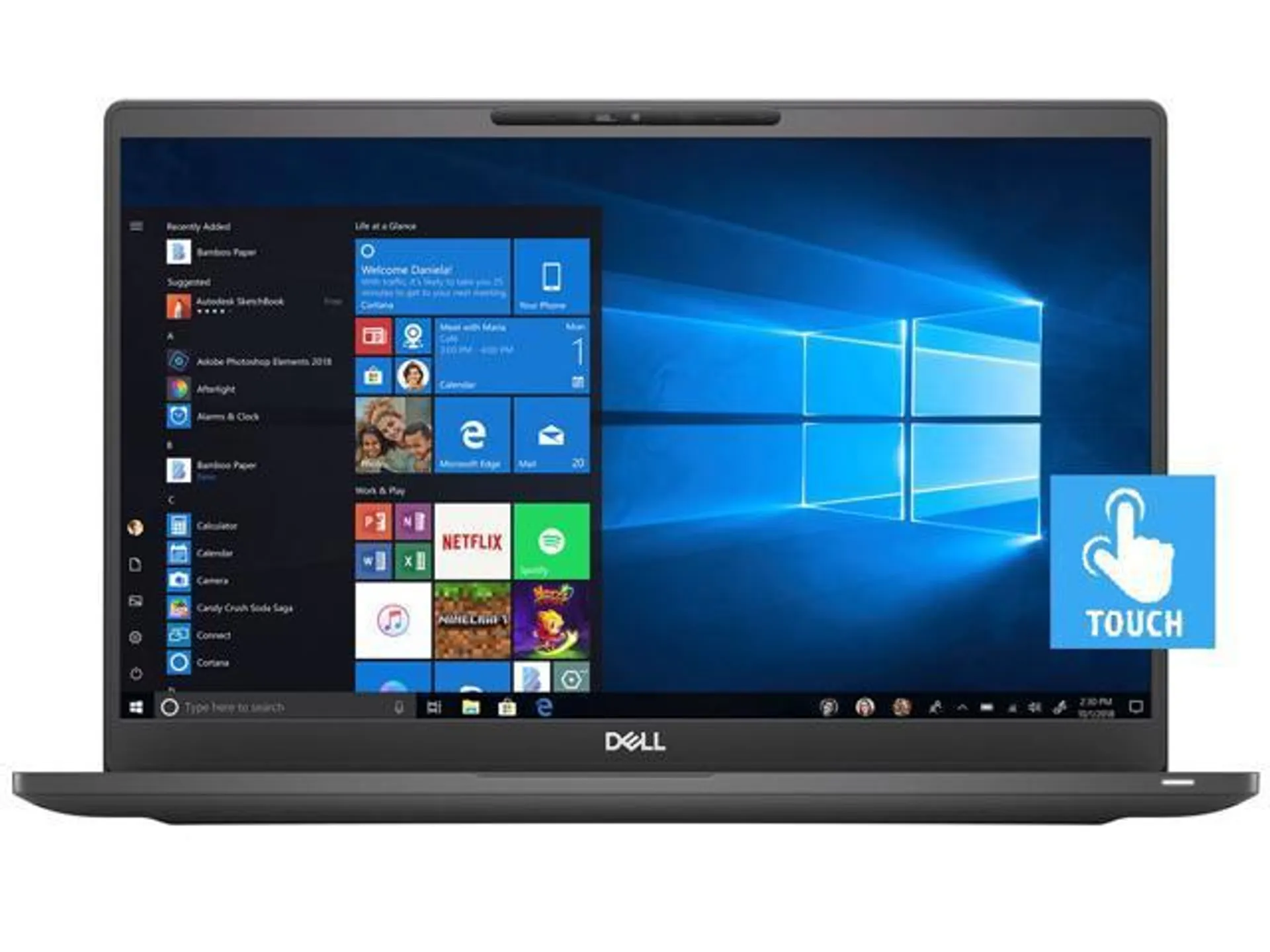 Dell Latitude 7400 Intel Core i7 8th Gen 8665U (up to 4.80 GHz) 32 GB RAM 256 GB SSD Intel HD Graphics 620 14.0" Touchscreen 1920 x 1080 Windows 11 Pro