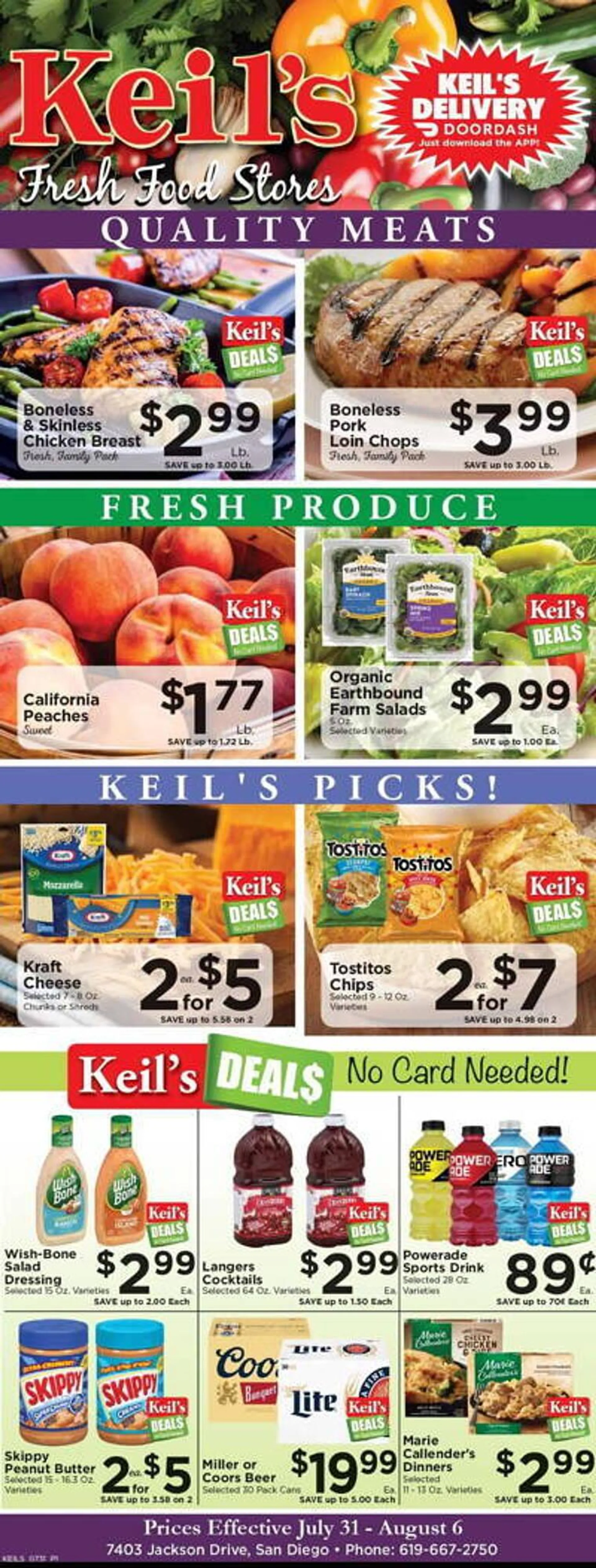 Keils Fresh Food Stores Weekly Ad - 1