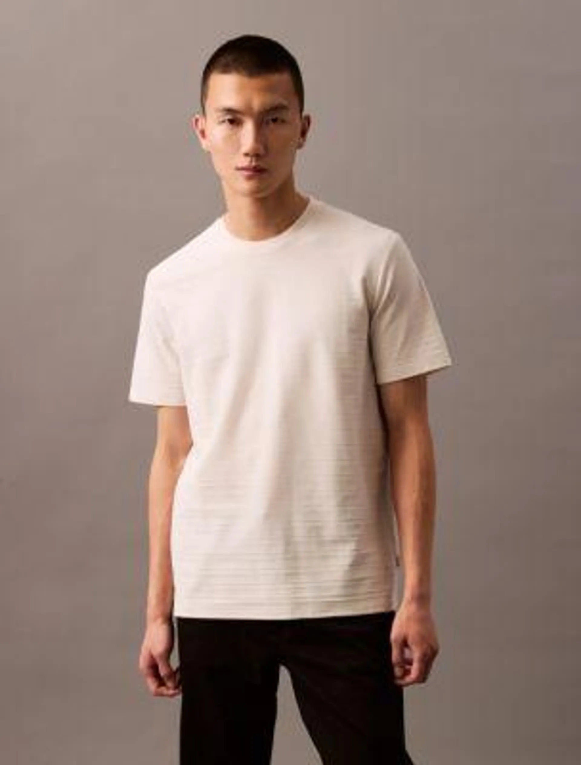 Stripe Jacquard Classic T-Shirt