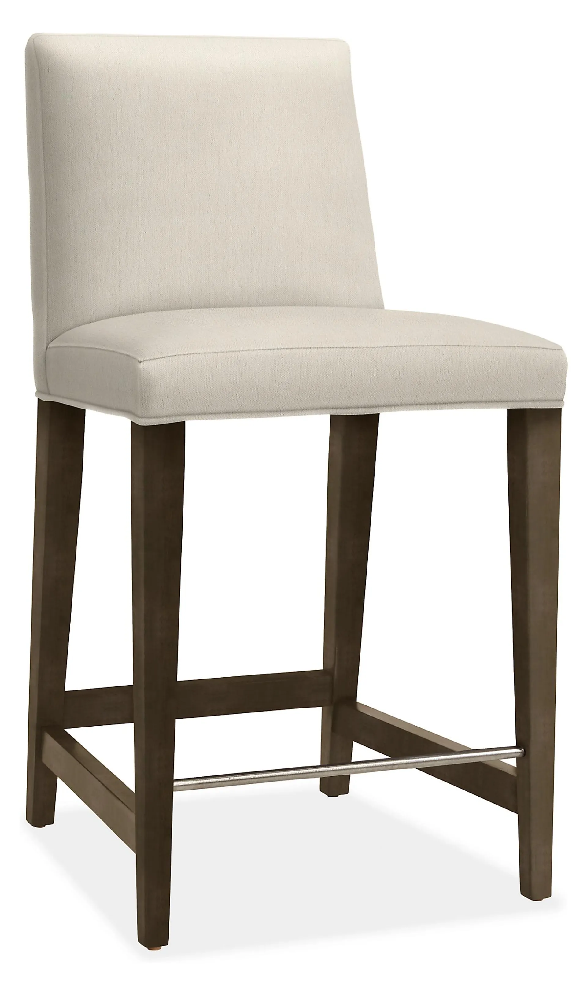 Ava Counter Stool in Flint Bone with Charcoal Legs