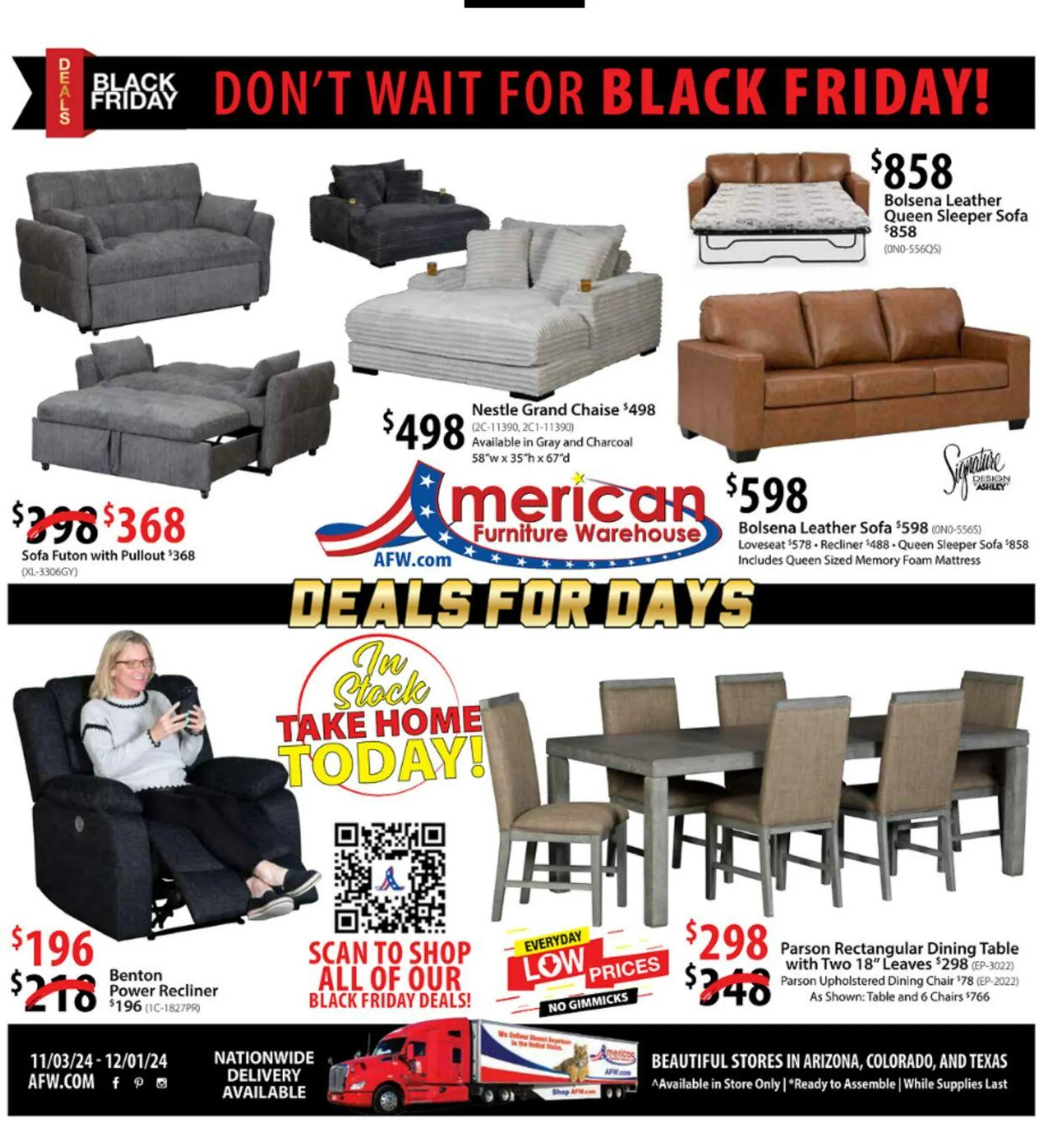 American Furniture Warehouse Current weekly ad - 1