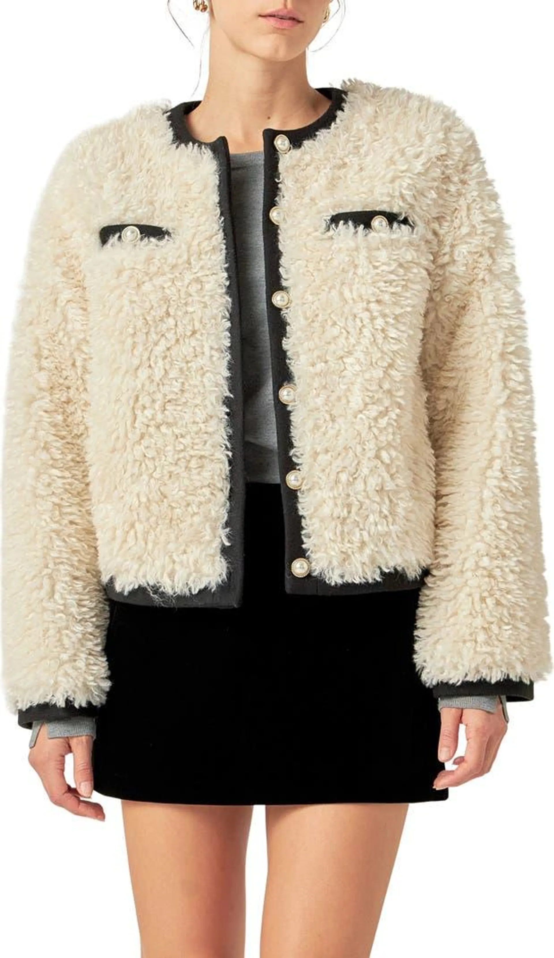 Faux Shearling Jacket