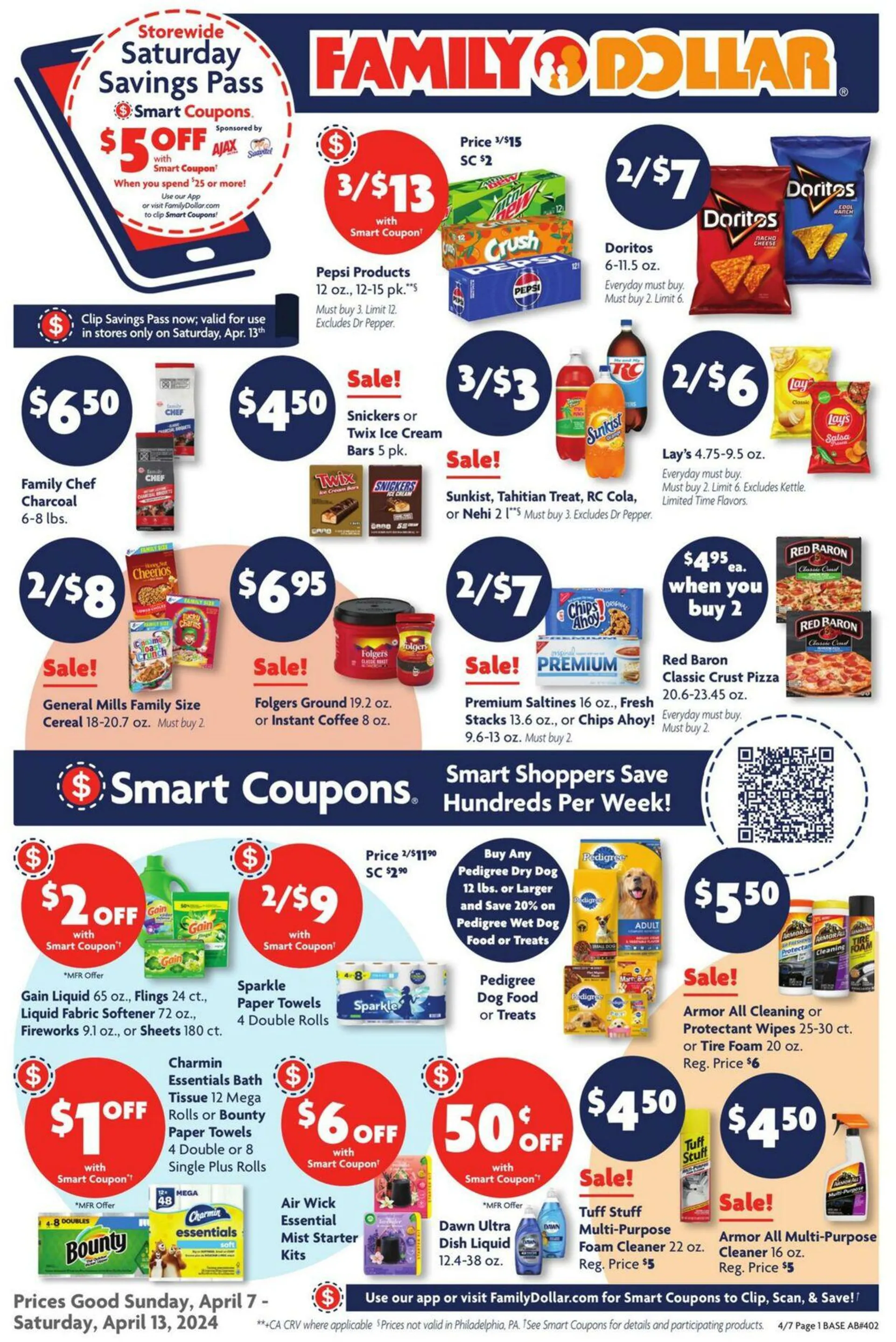 Weekly ad Family Dollar Current weekly ad from April 7 to April 13 2024 - Page 