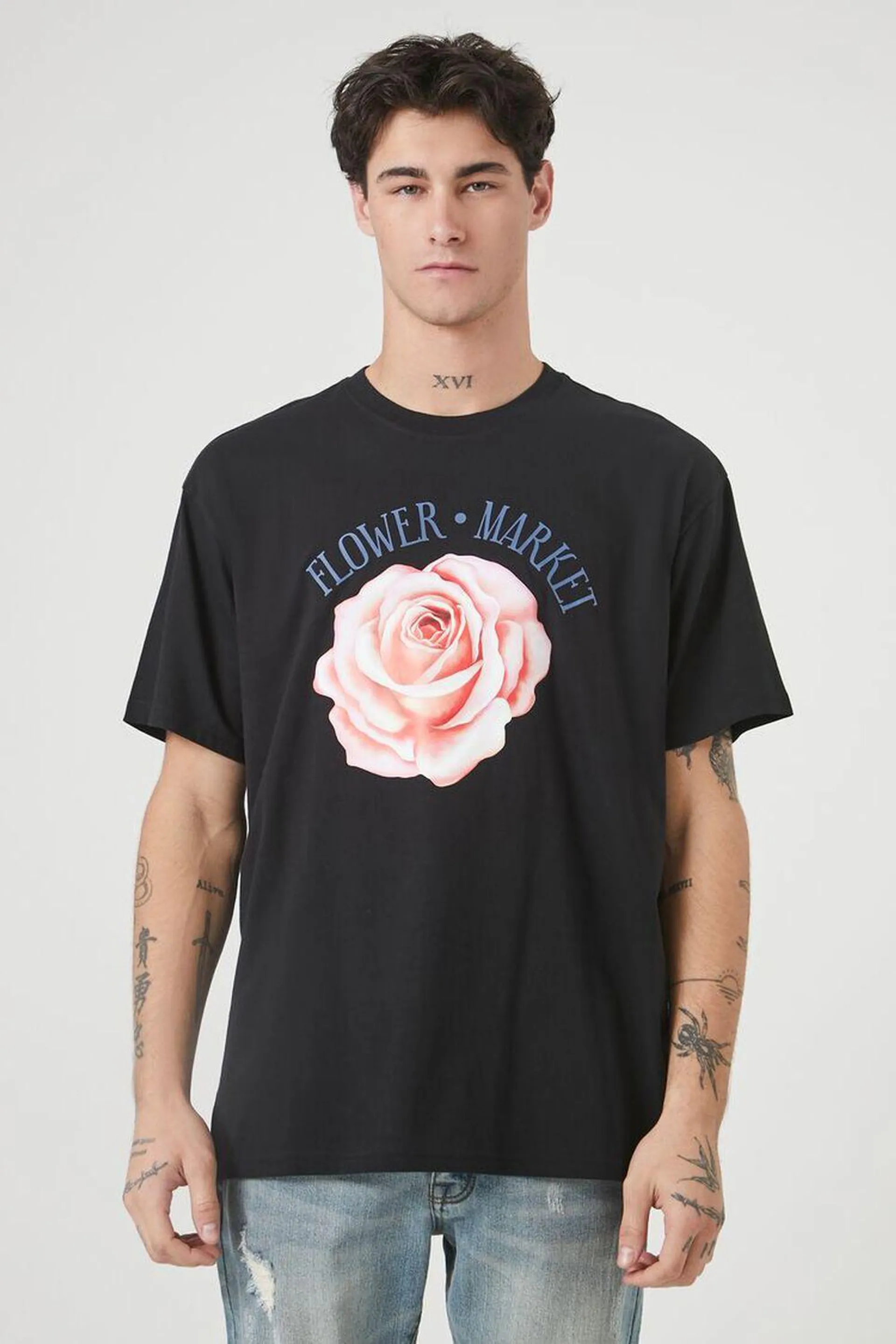 Flower Market Rose Graphic Tee