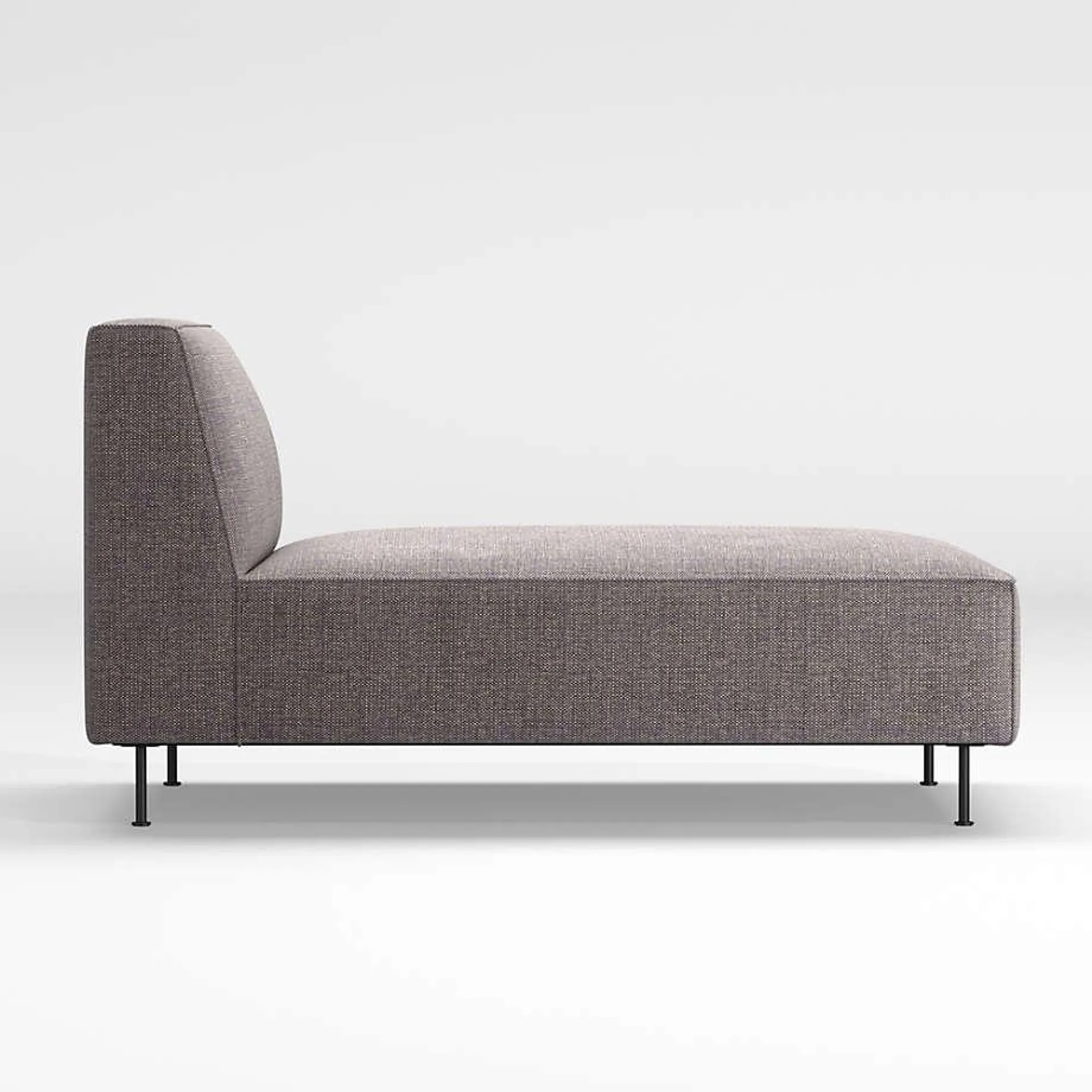 Strom Modern Armless Chaise