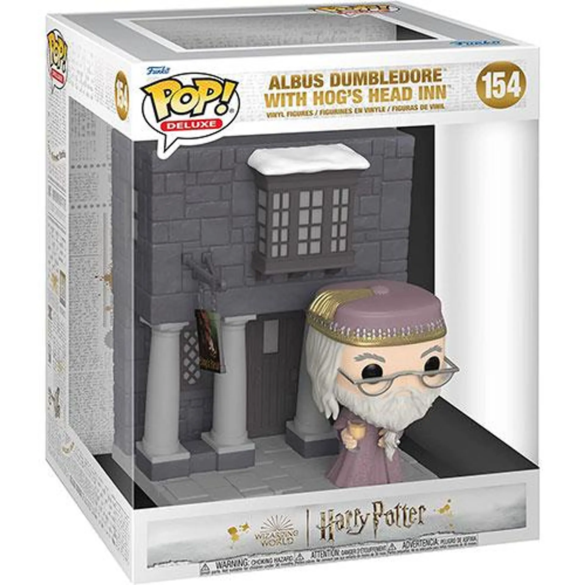 Funko POP! Harry Potter Deluxe Vinyl Figure Set - ALBUS DUMBLEDORE WITH HOG'S HEAD INN #154