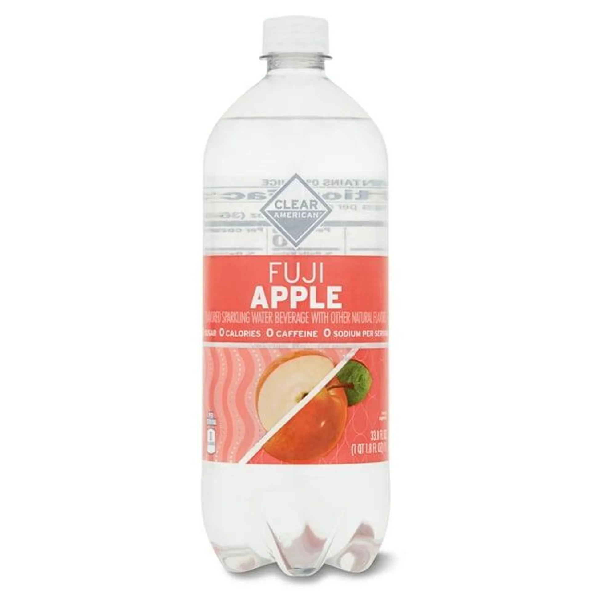 Clear American Fuji Apple Sparkling Water, 1 l